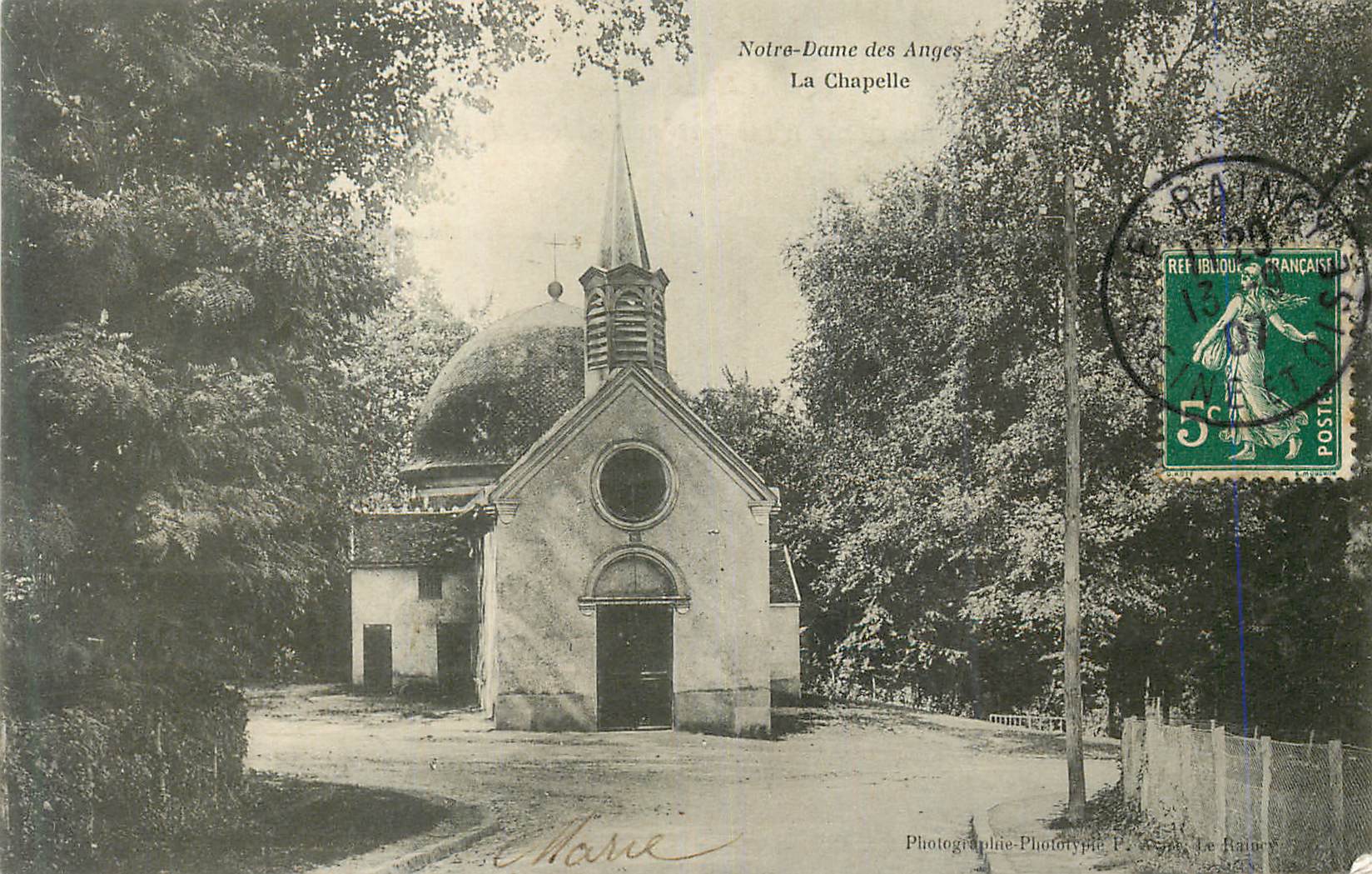 CPA Notre Dame des Anges La Chapelle