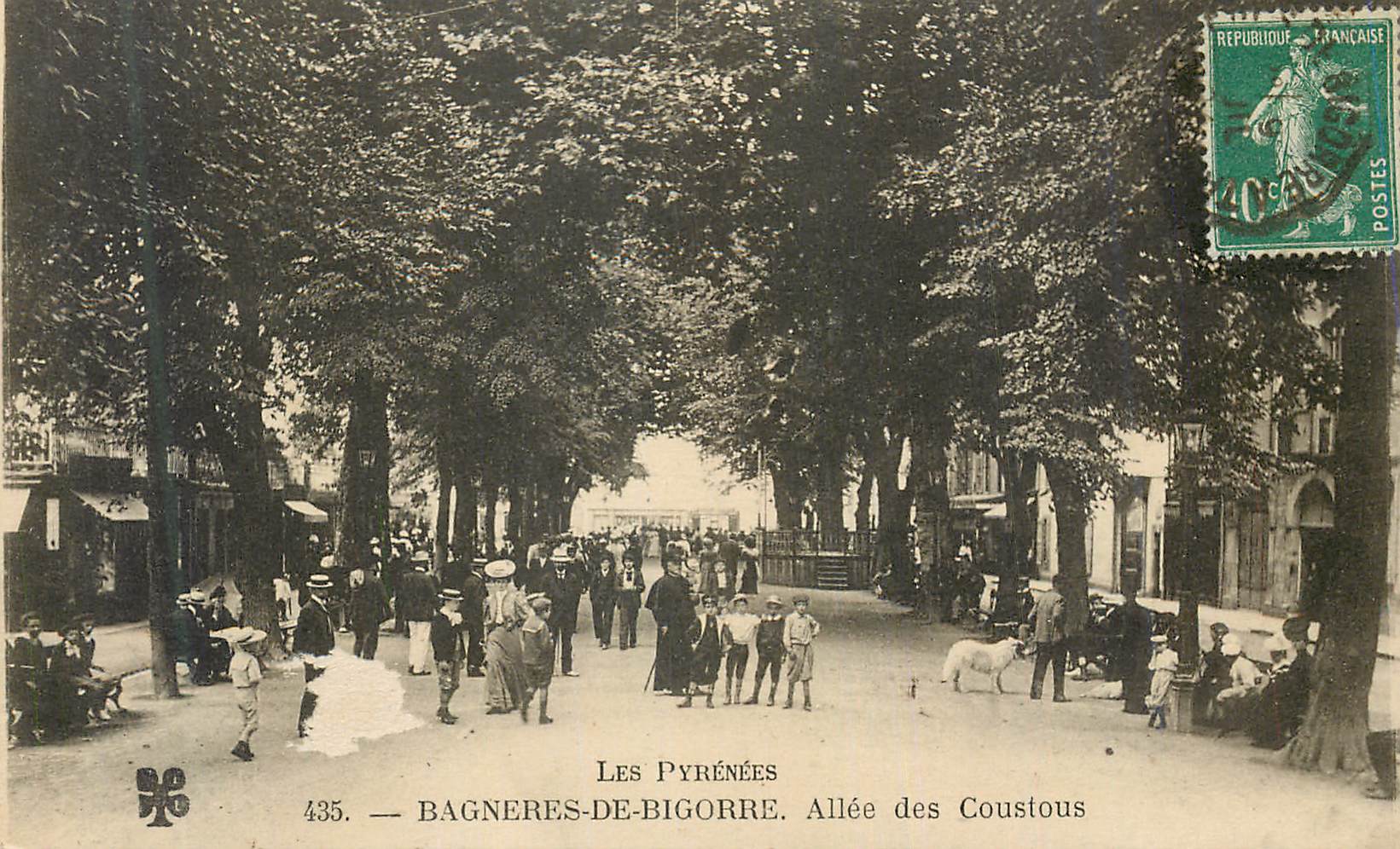 Bagnères-de-Bigorre — Allée des Coustous — Les Pyrénées, n°435