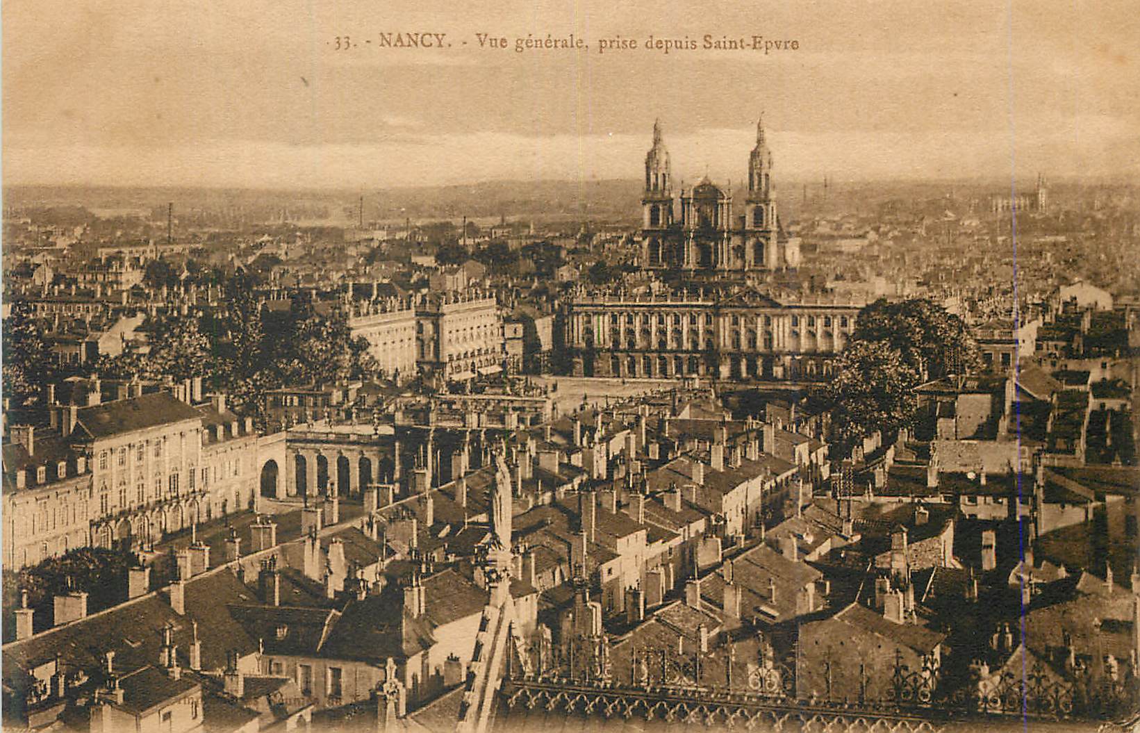 CPA Nancy Vue generale prise depuis Saint Epvre