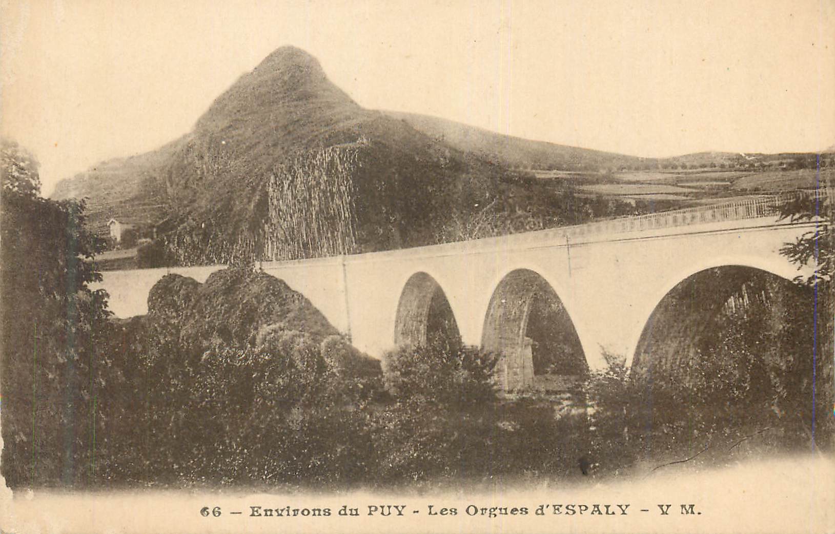 Les Orgues d'Espaly — Environs du Puy — V.M. n°66