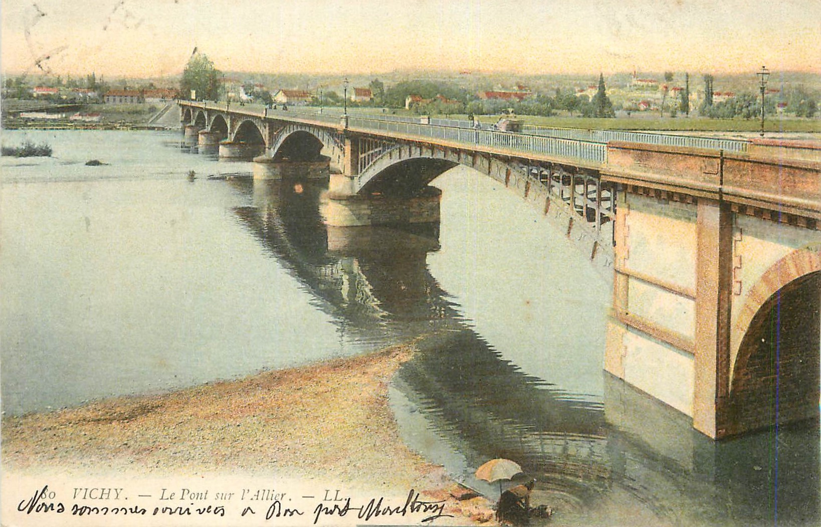 CPA Vichy Le Pont sur l'Allier