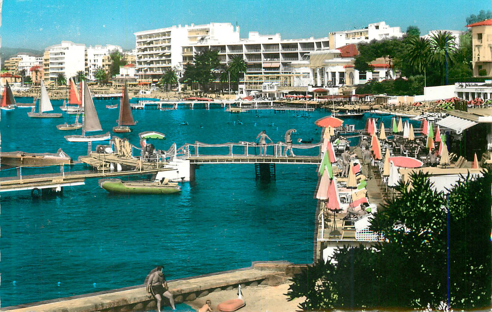 CPM Juan Les Pins Les Plages Cote d'Azur