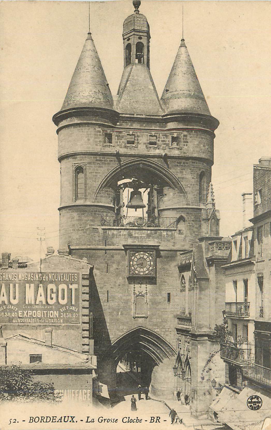 CPA Bordeaux La Grosse Cloche Au Magot