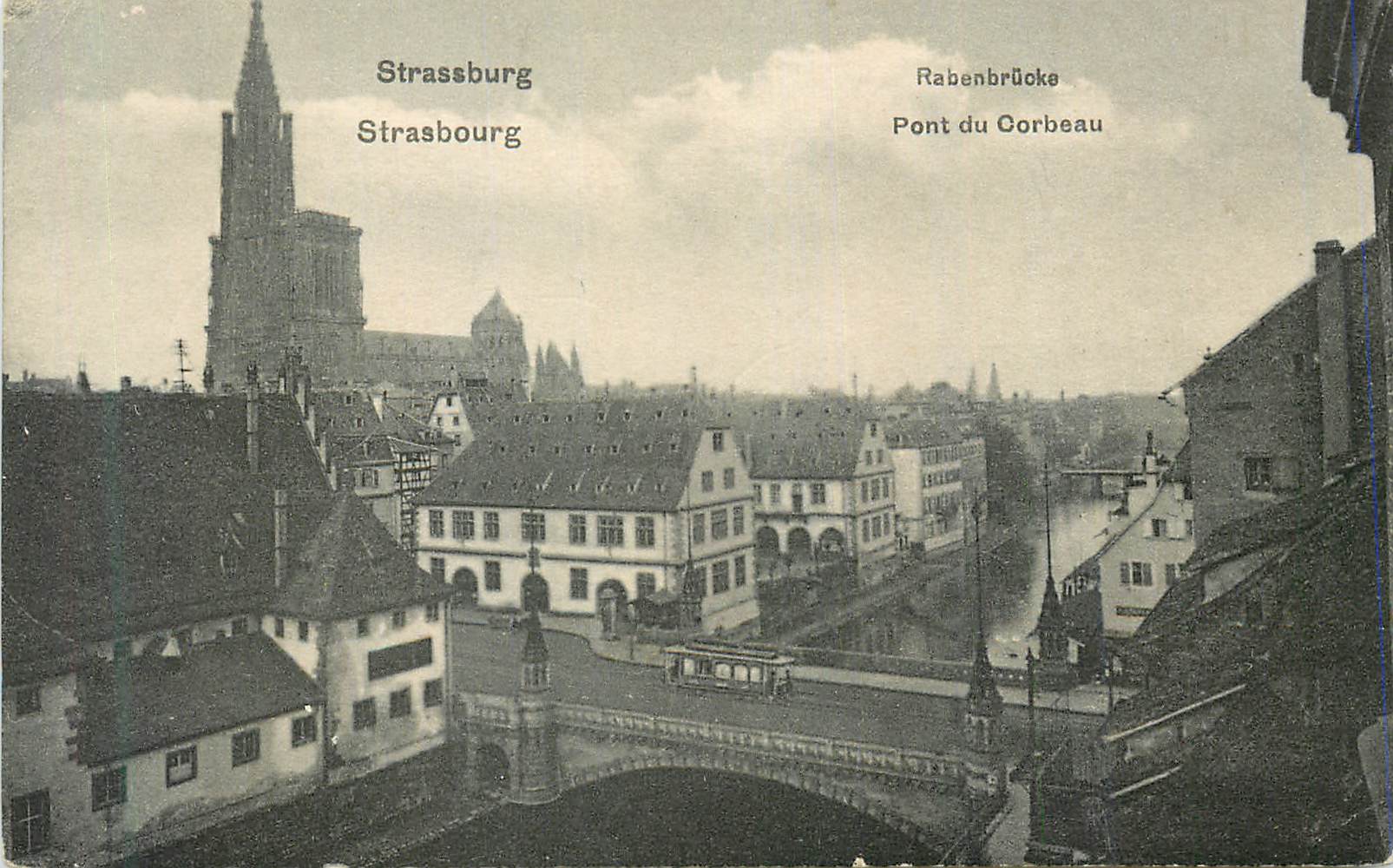 CPA Strasbourg Pont du Corbeau
