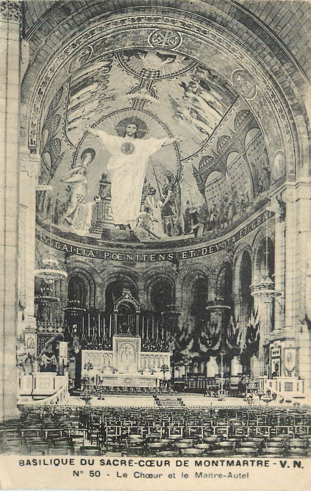 CPA Basilique du Sacre Coeur de Montmartre Le Choeur et le Maitre Autel