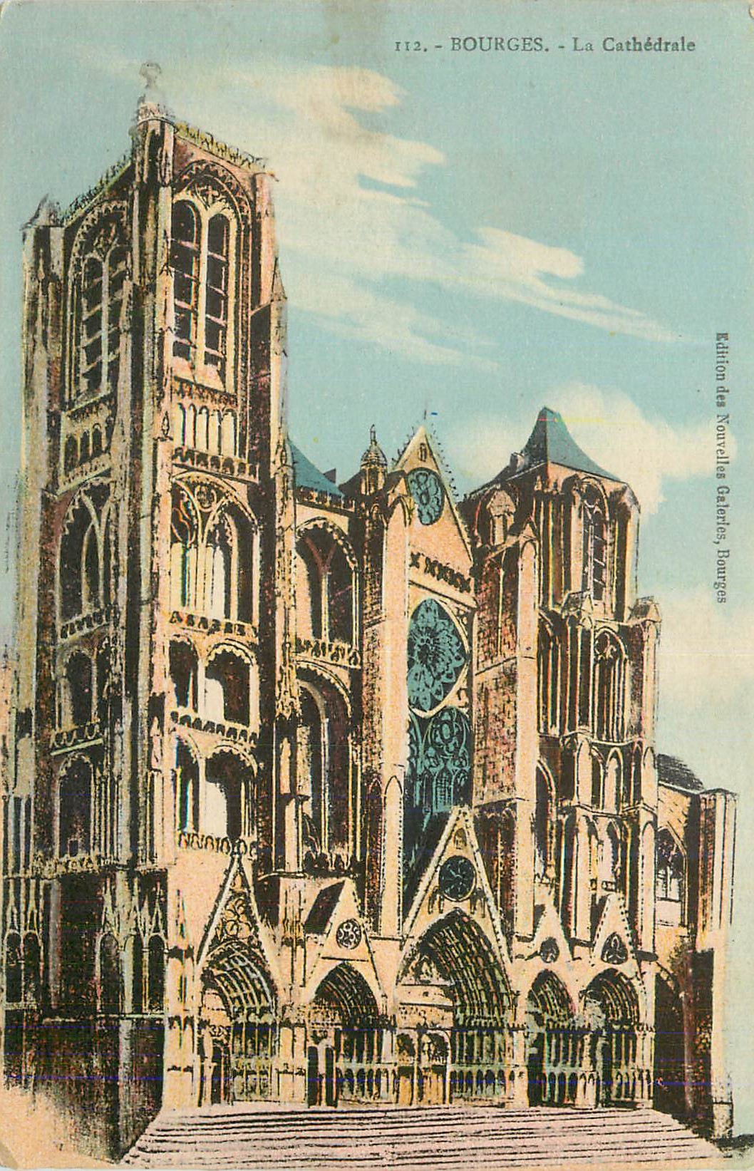 CPA Bourges La Cathedrale