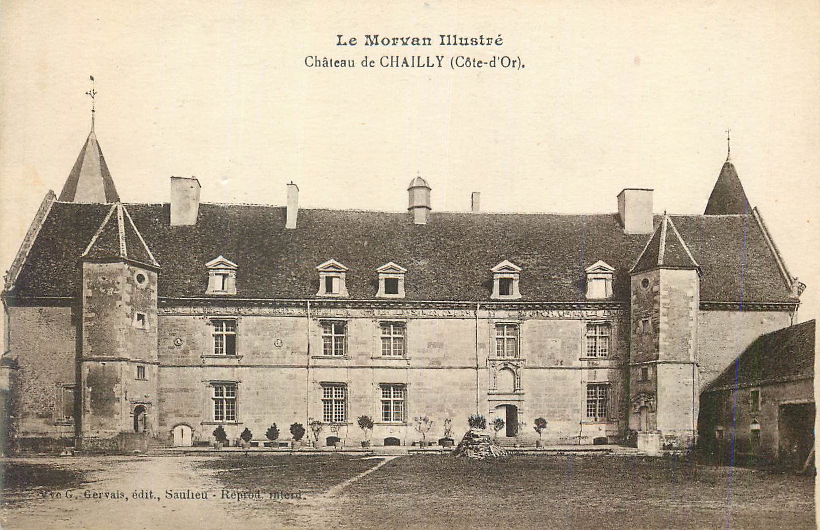 CPA Le Morvan Illustre Chateau de Chailly (Cote d'Or)