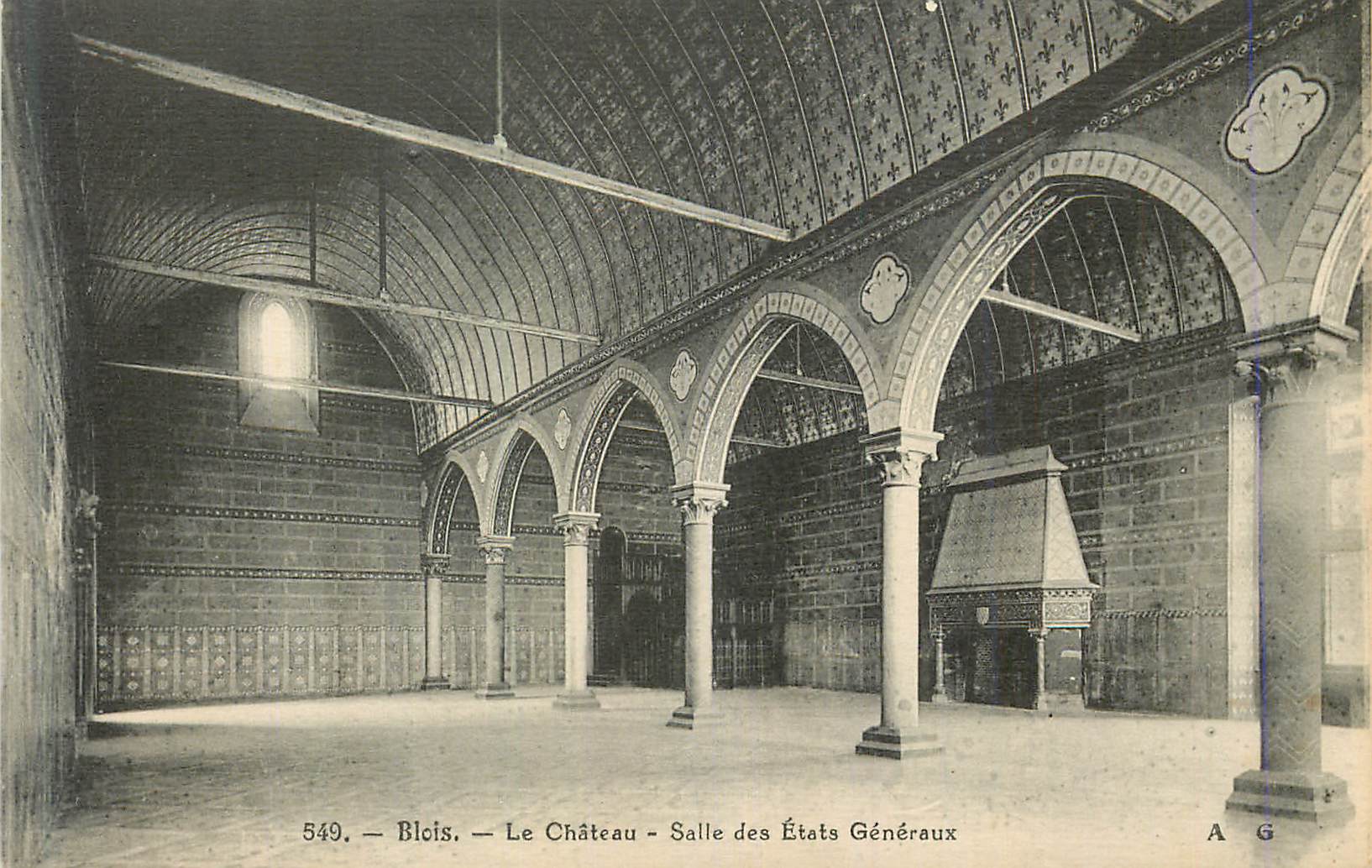 CPA Blois Le Chateau Salle des Etats Generaux