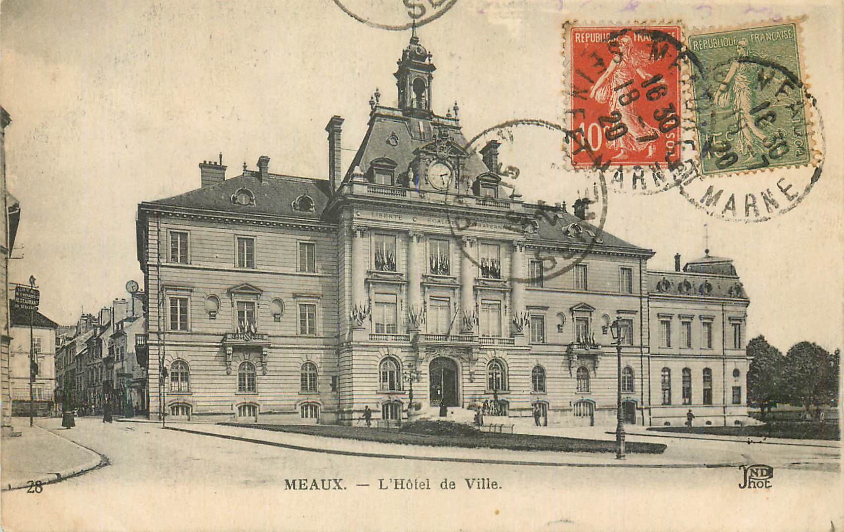 CPA Meaux L'Hotel de Ville