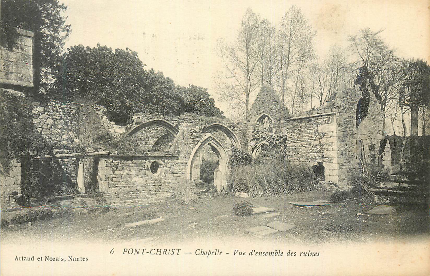 CPA Pont Christ Chapelle Vue d'ensemble des ruines