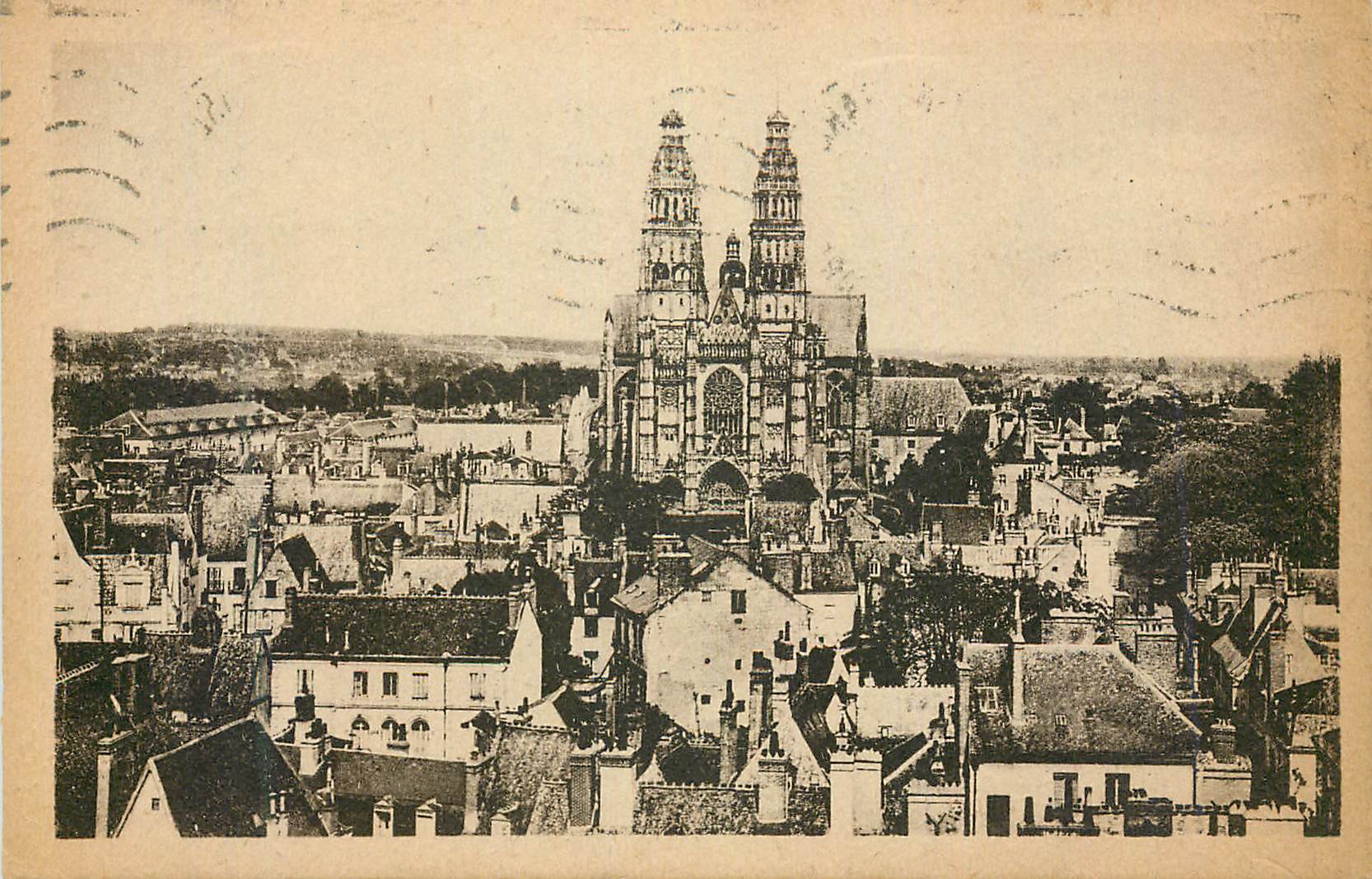 CPA Tours La Cathedrale St Gatien (XIIe et XVIe siecles)