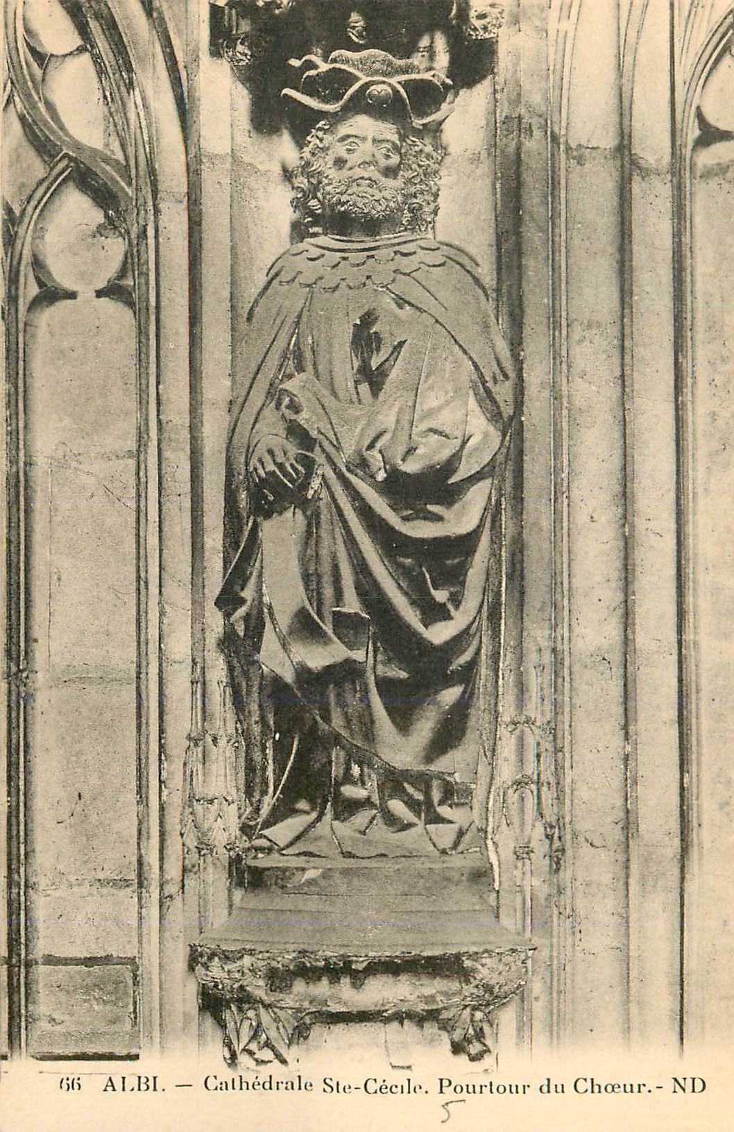 CPA Albi Cathedrale Ste Cecile Pourtour du Choeur