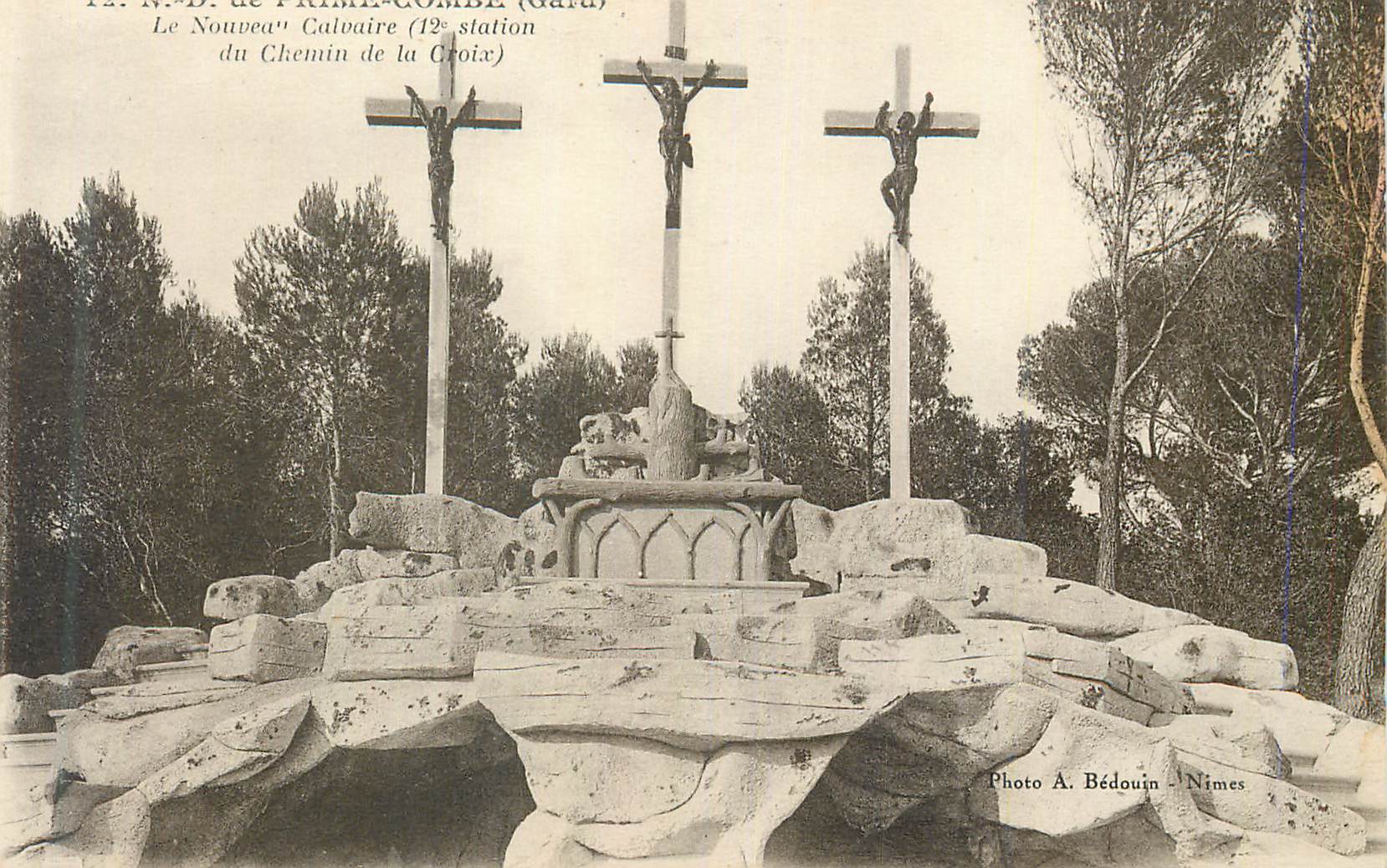 CPA Le Nouveau Calvaire (12e station du Chemin de la Croix) ND de Prime Combe