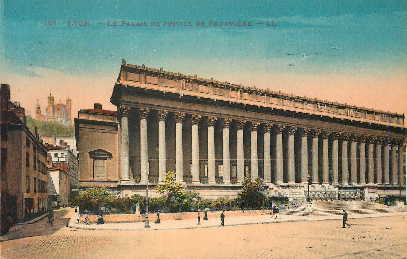 CPA Lyon Le palais de Justice de Fourviere