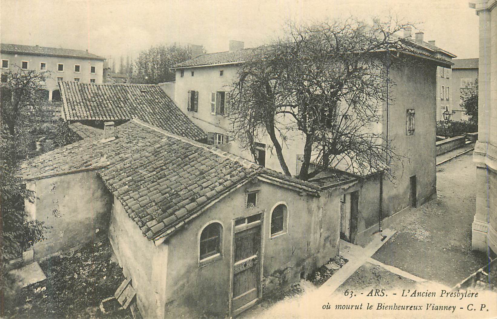ARS - L'Ancien Presbytère où mourut le Bienheureux Vianney - C.P.