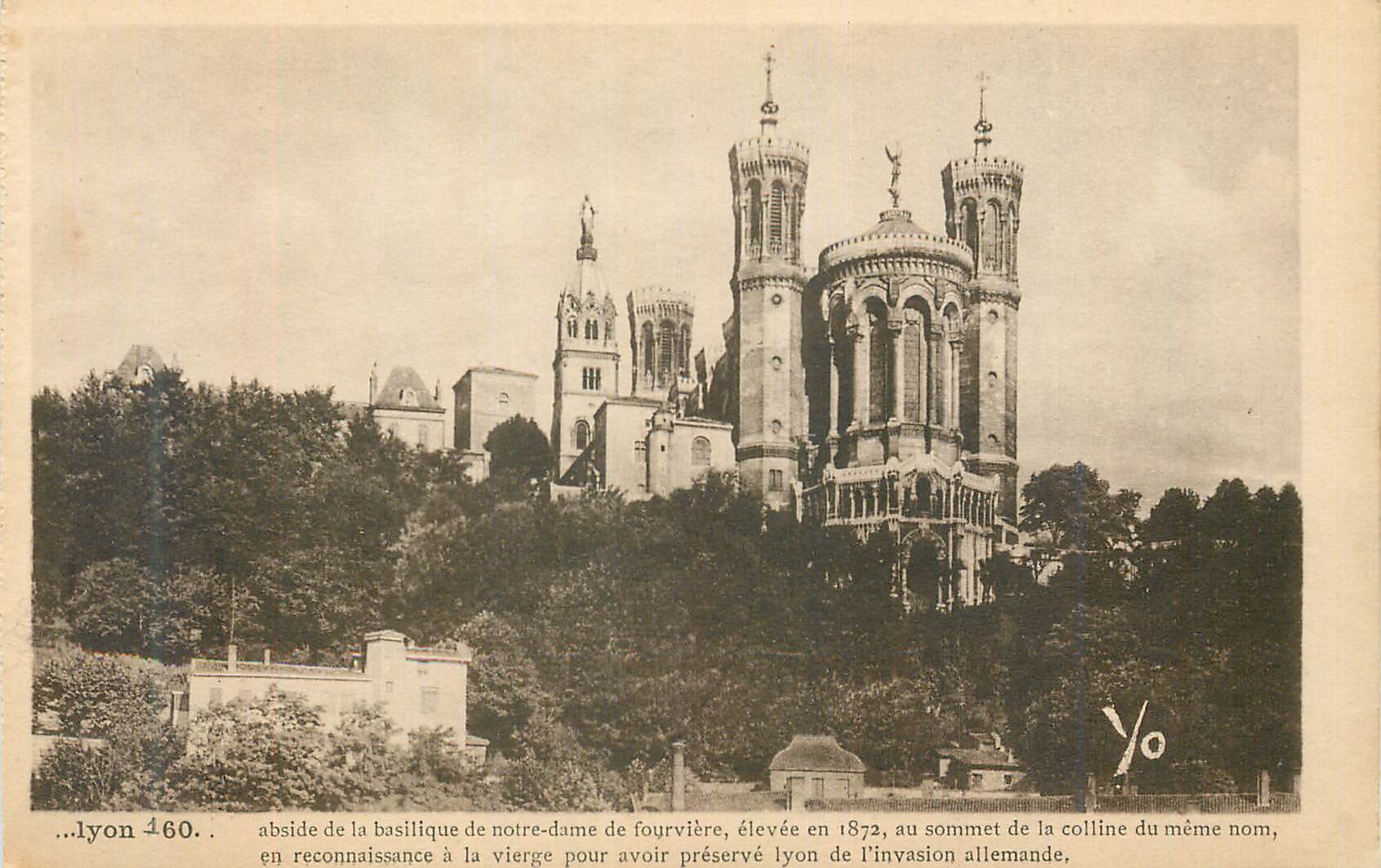 Abside de la basilique Notre-Dame de Fourvière — Lyon — éditeur Lyon 460