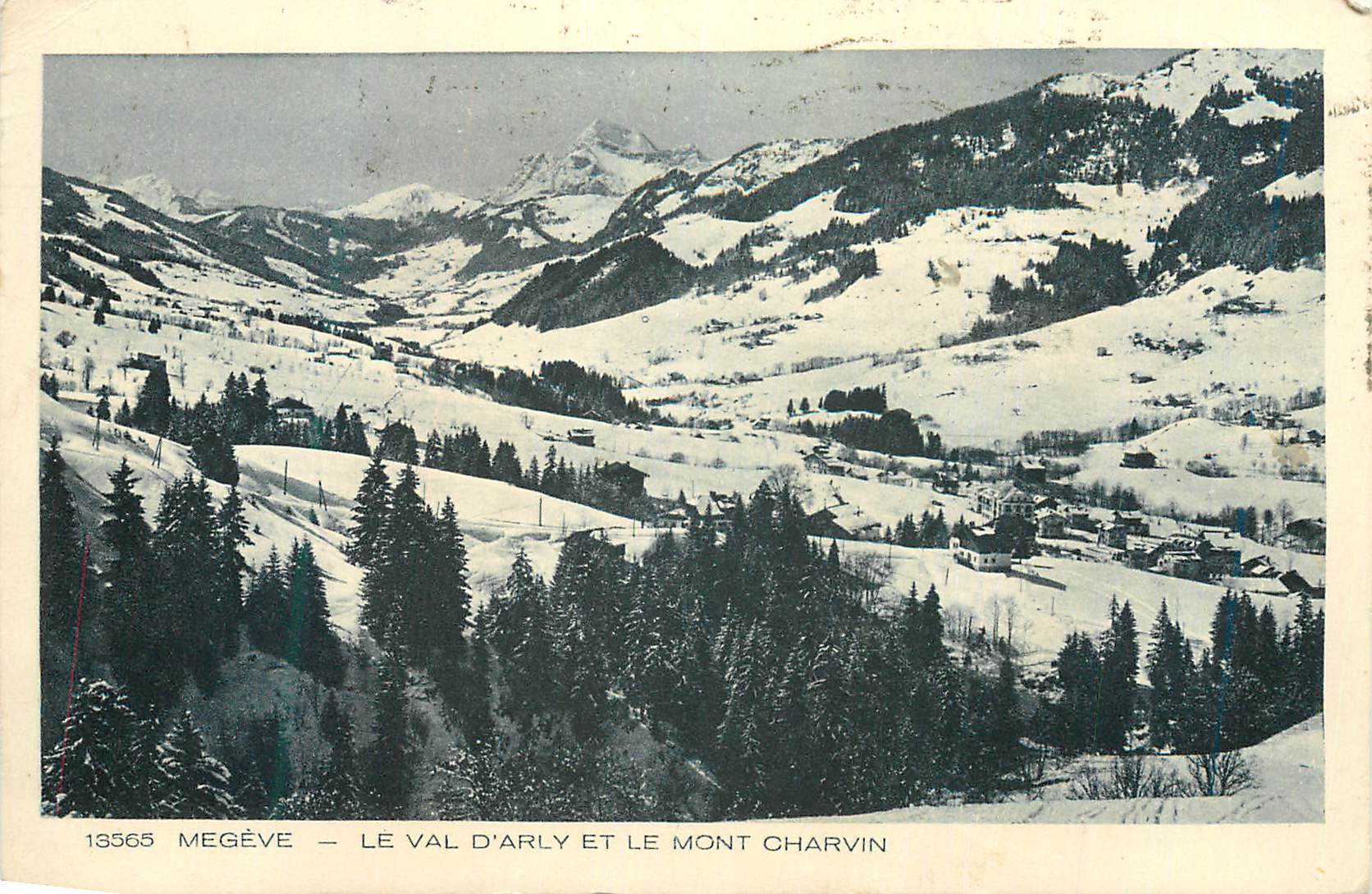 CPA Megeve Le Val D'Arly et le Mont Charvin