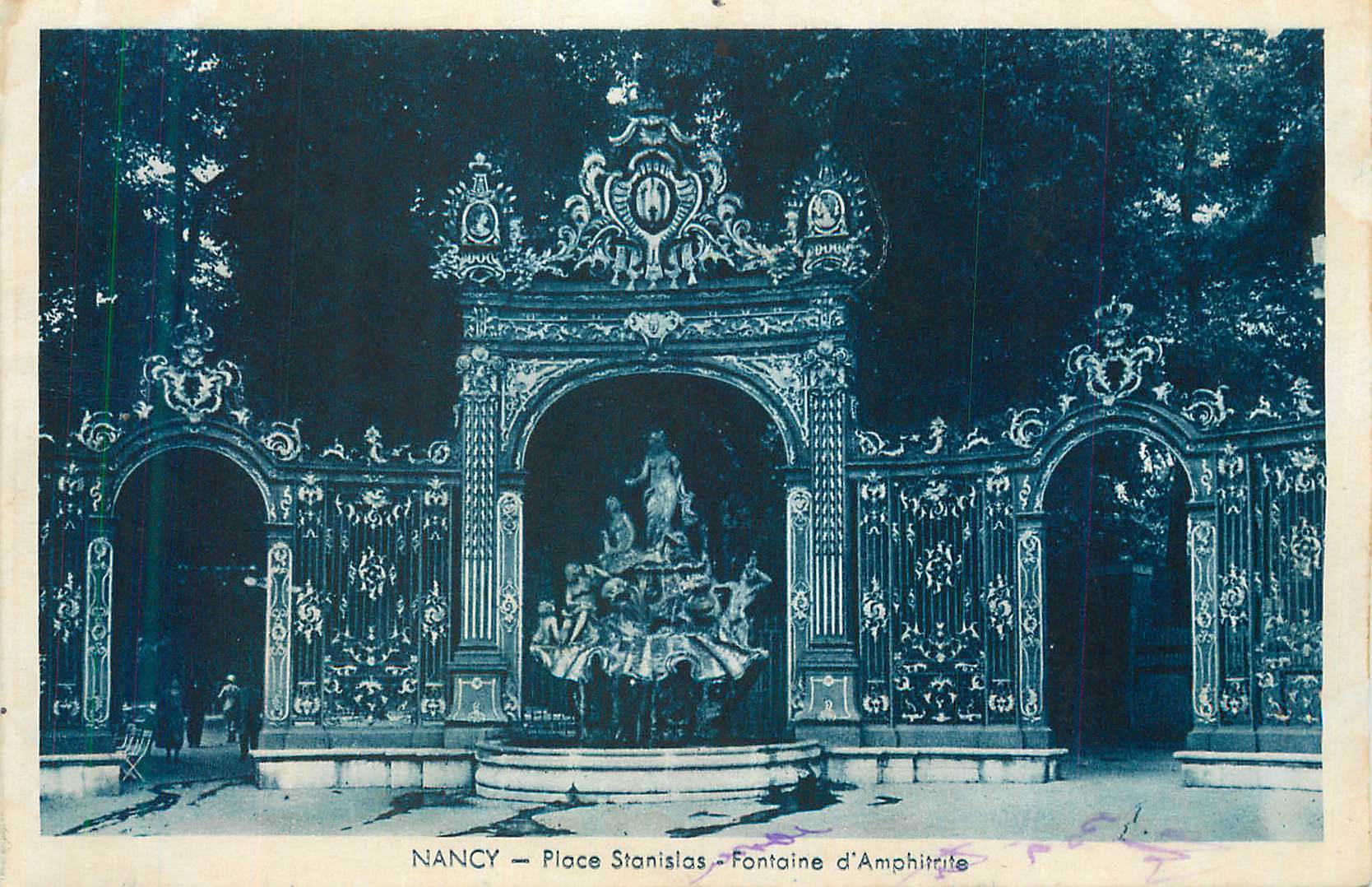 CPA Nancy Place Stanislas Fontaine d'Amphitrite