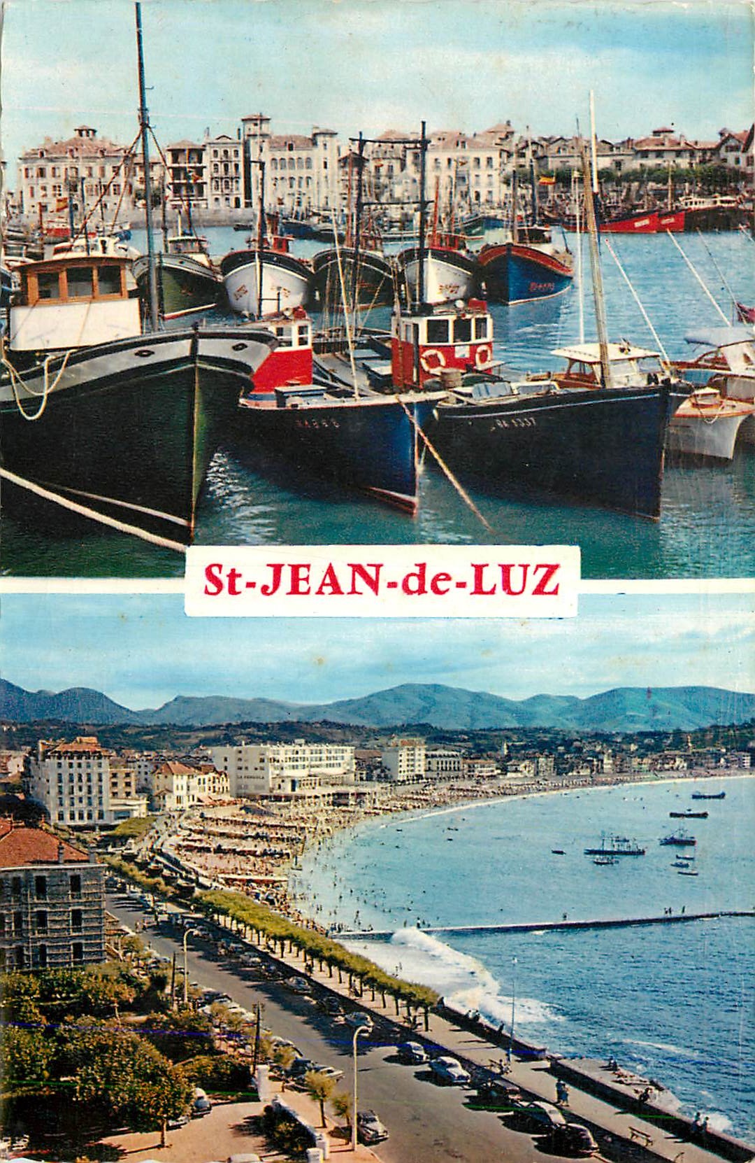 St-JEAN-de-LUZ — Port et plage — Éditeur non visible