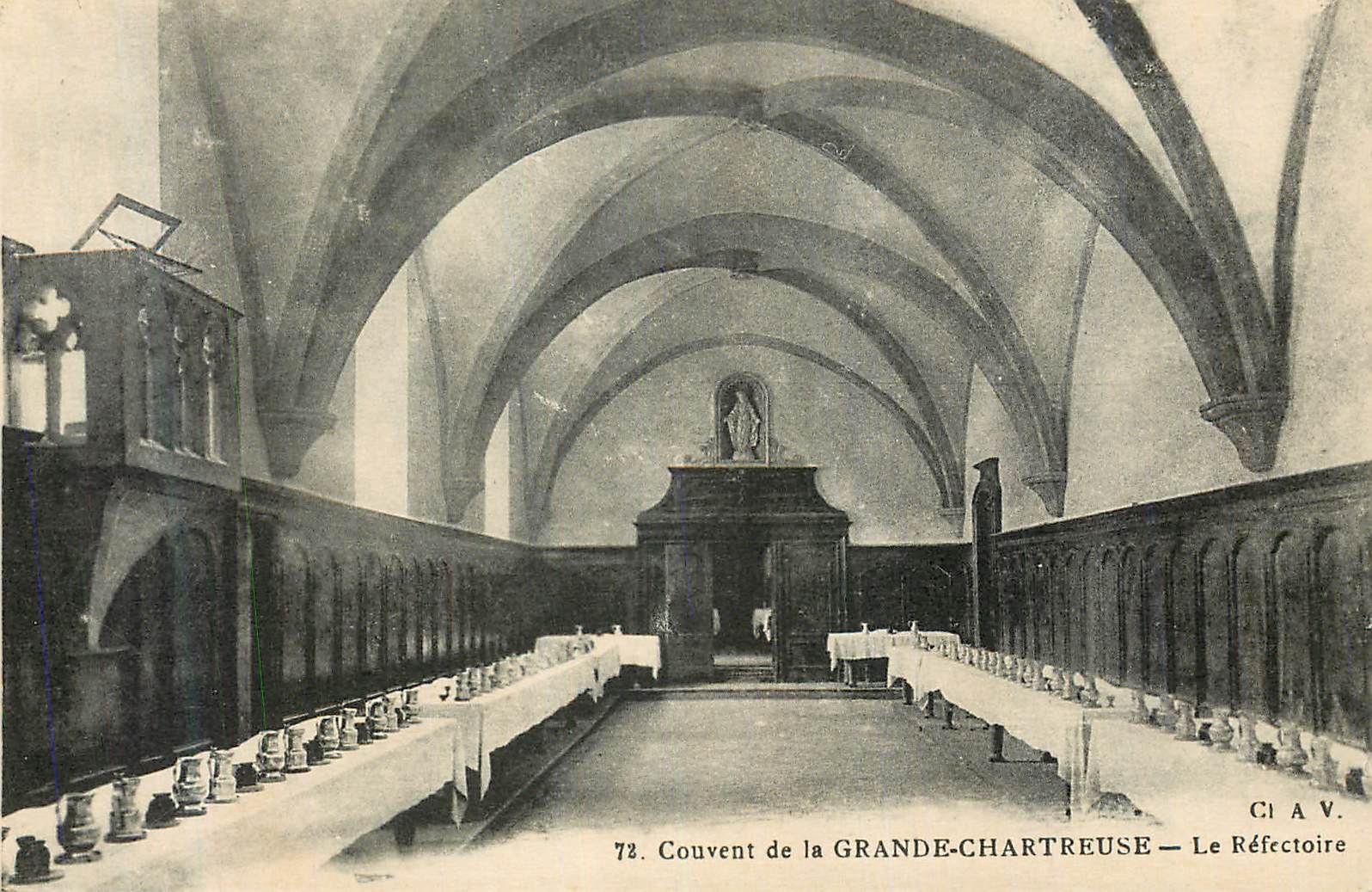 CPA Couvent de la Grande Chartreuse Le Refectoire