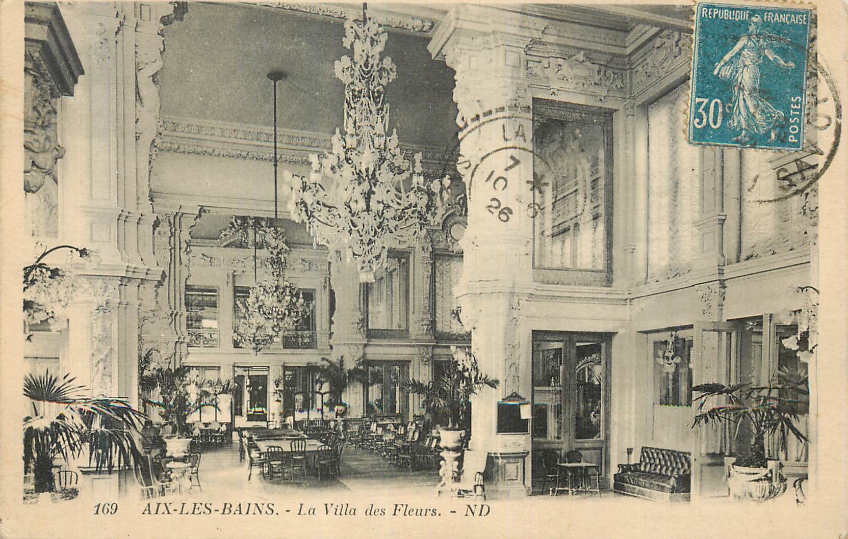 CPA Aix les Bains La Villa des Fleurs