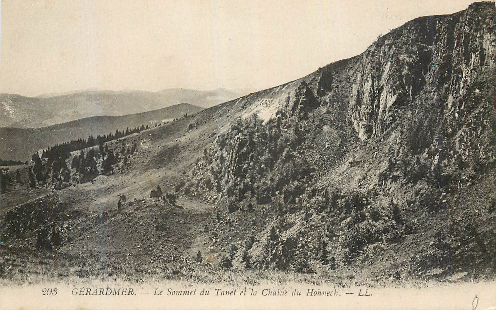 Gérardmer — Le Sommet du Tanet et la Chaîne du Hohneck — LL. — n° 293