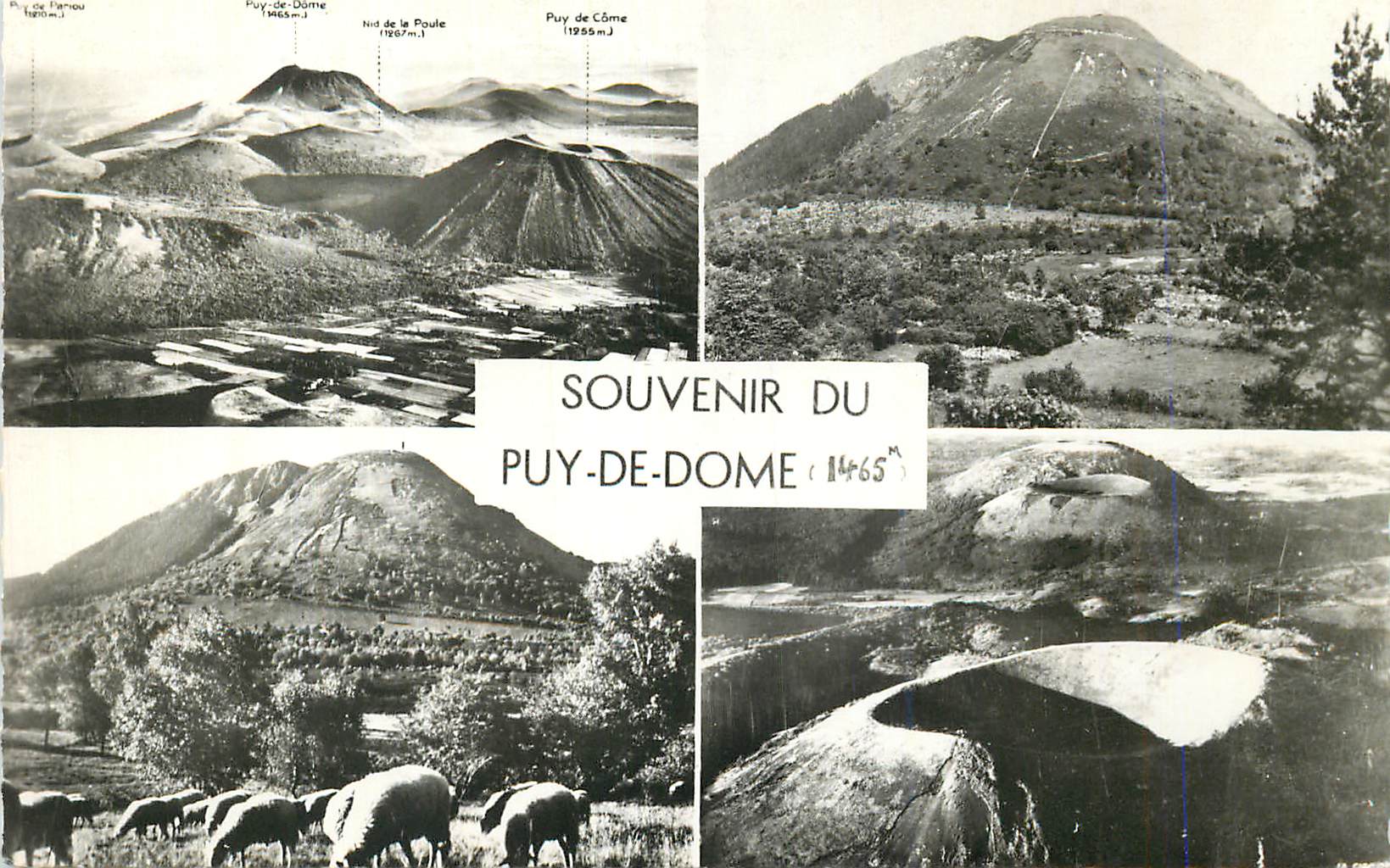 Puy-de-Dôme — Souvenir du Puy-de-Dôme (1465 m) — Éditeur non visible
