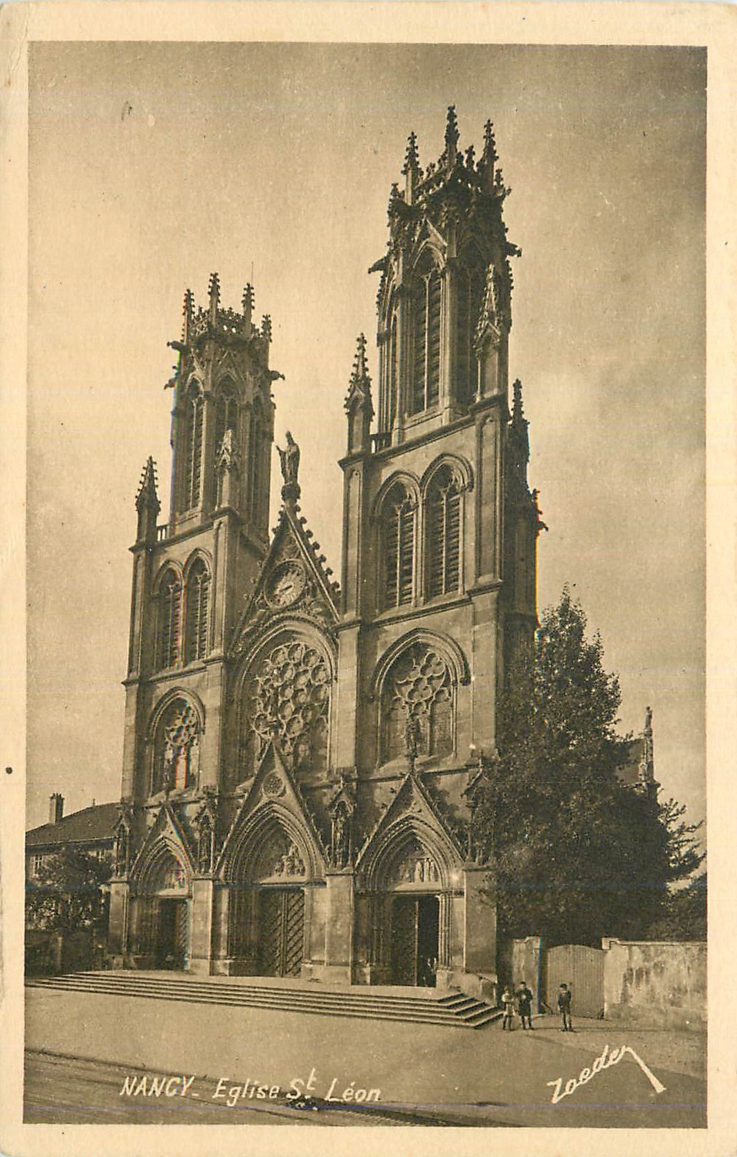 CPA Nancy La Coquette Eglise St Leon