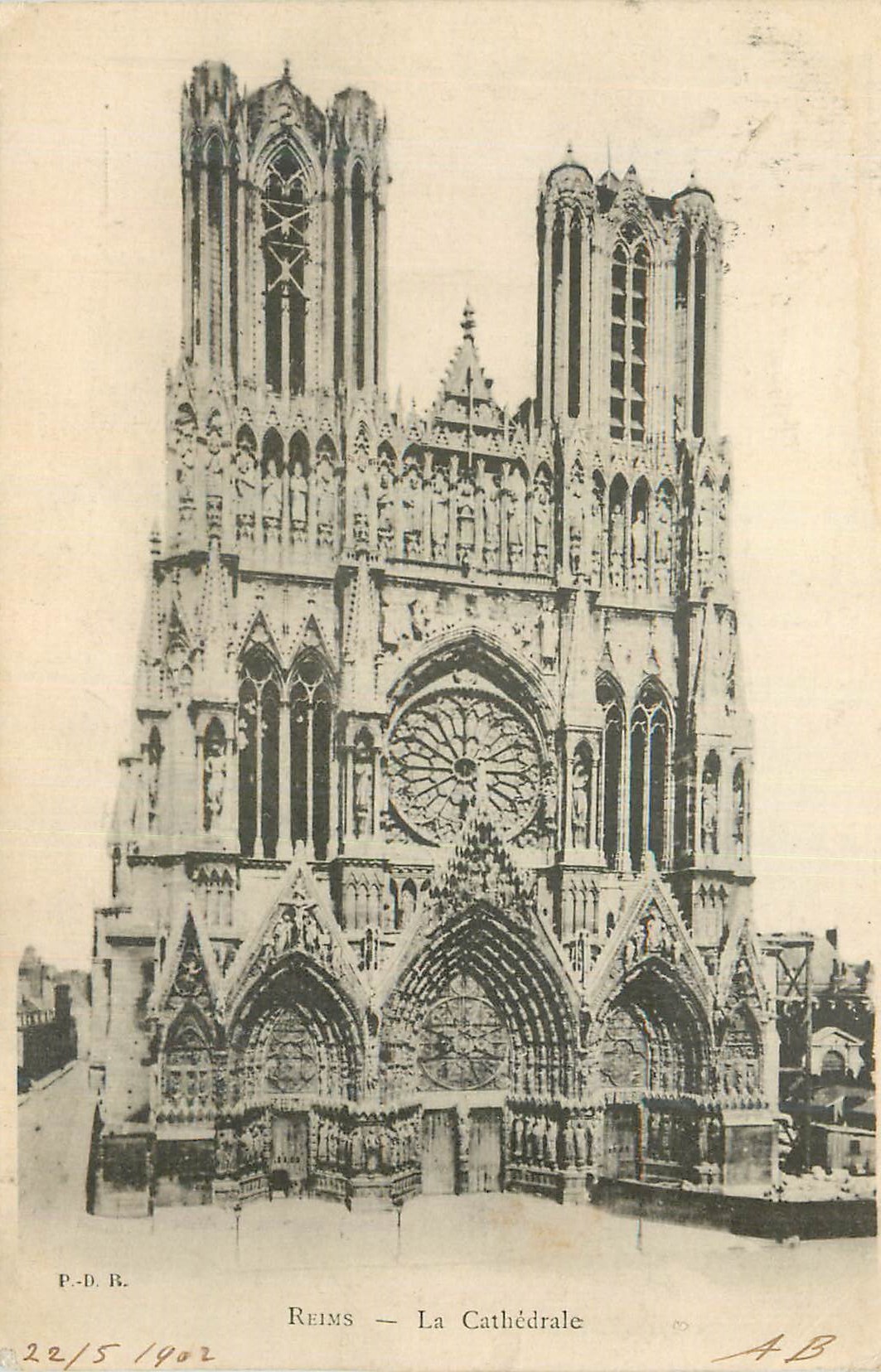 Reims — La Cathédrale — P.D.B. n° 22/5