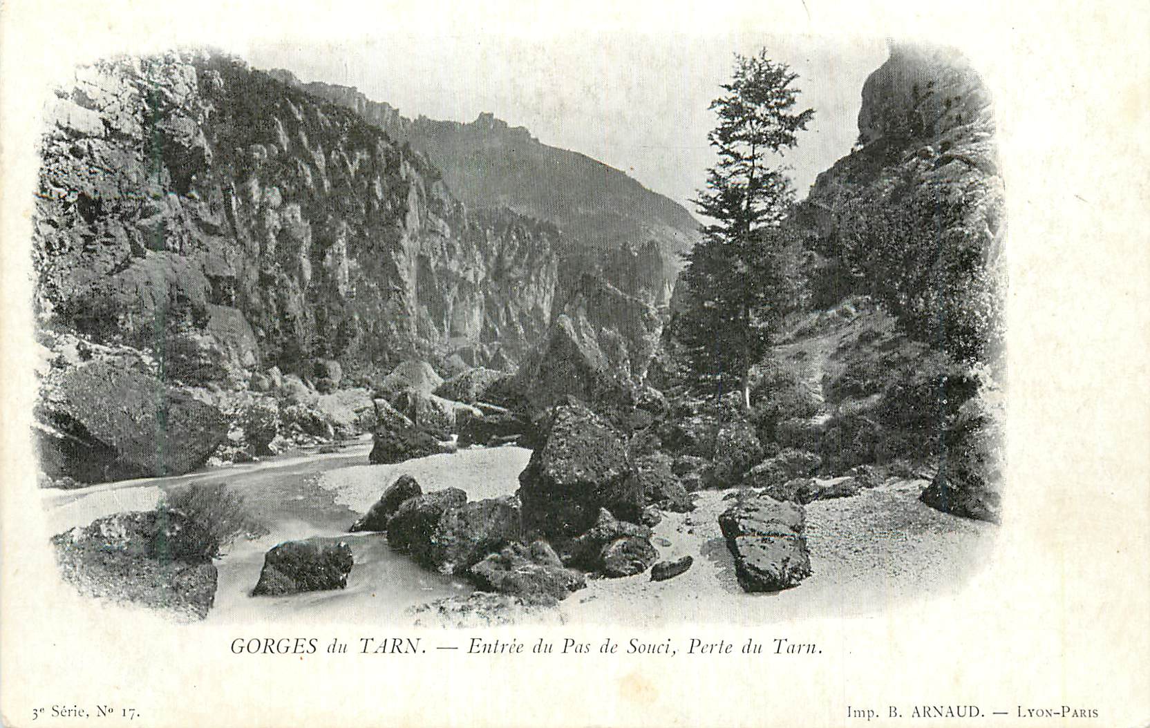 CPA Gorges du Tarn Entree du Pas de Souci Perle du Tarn