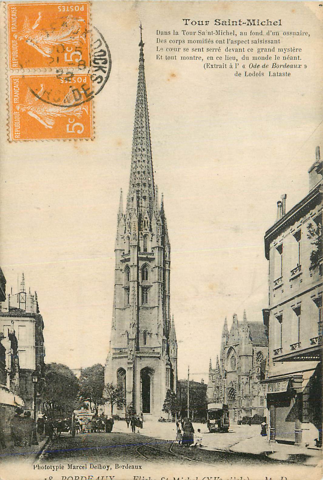 CPA Bordeaux Tour Saint Michel