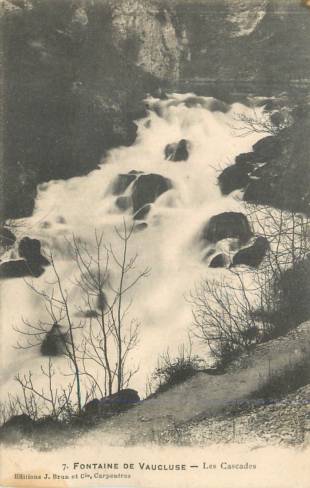 CPA Fontaine de Vaucluse Les Cascades