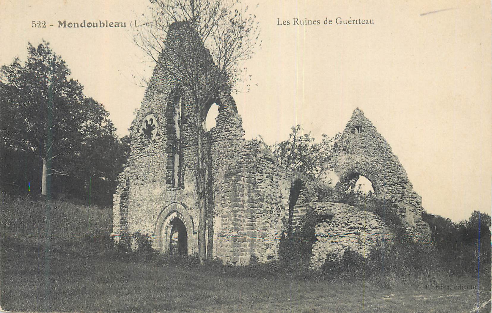 CPA Mondoubleau (L et G) Les Ruines de Gueriteau