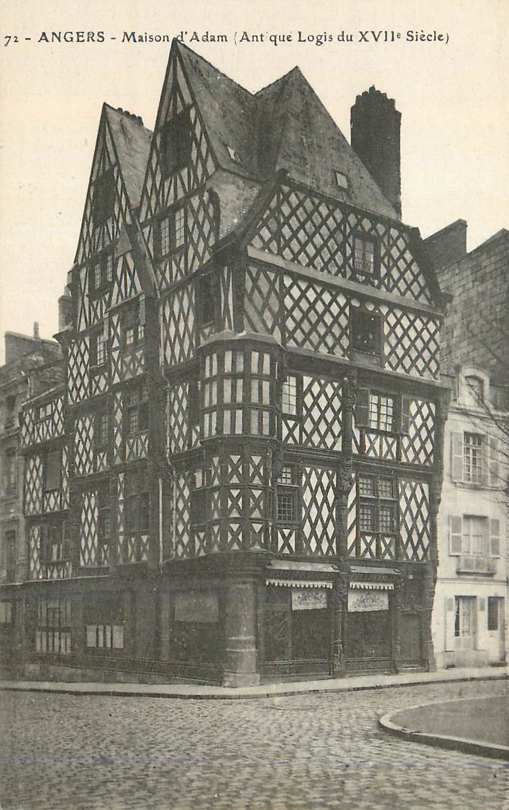 CPA Angers Maison d'Adam (Ant que Logis du XVIIe siecle)