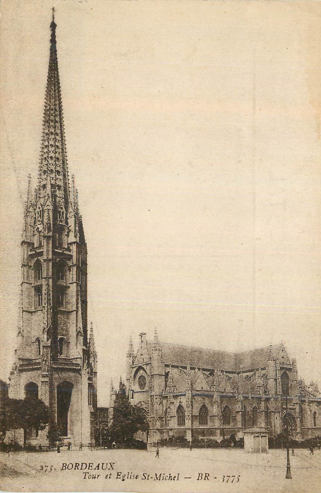 Bordeaux — Tour et Église Saint-Michel — BR - 3775