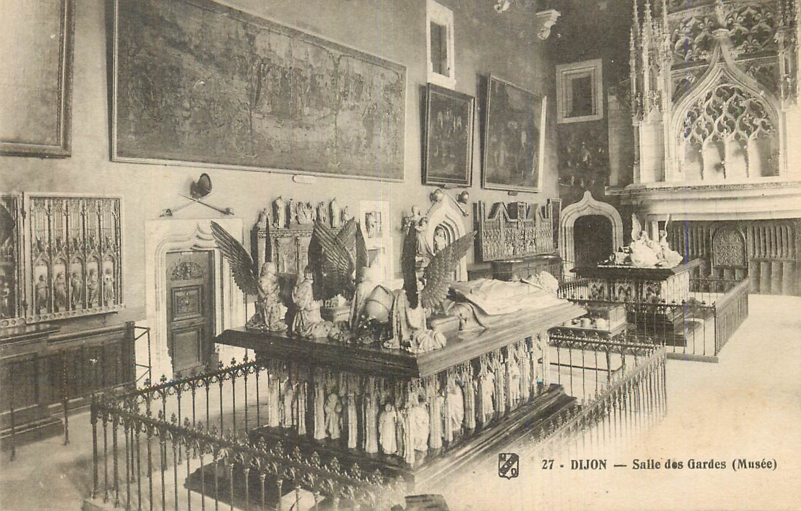 CPA Dijon Salle des Gardes (Musee)