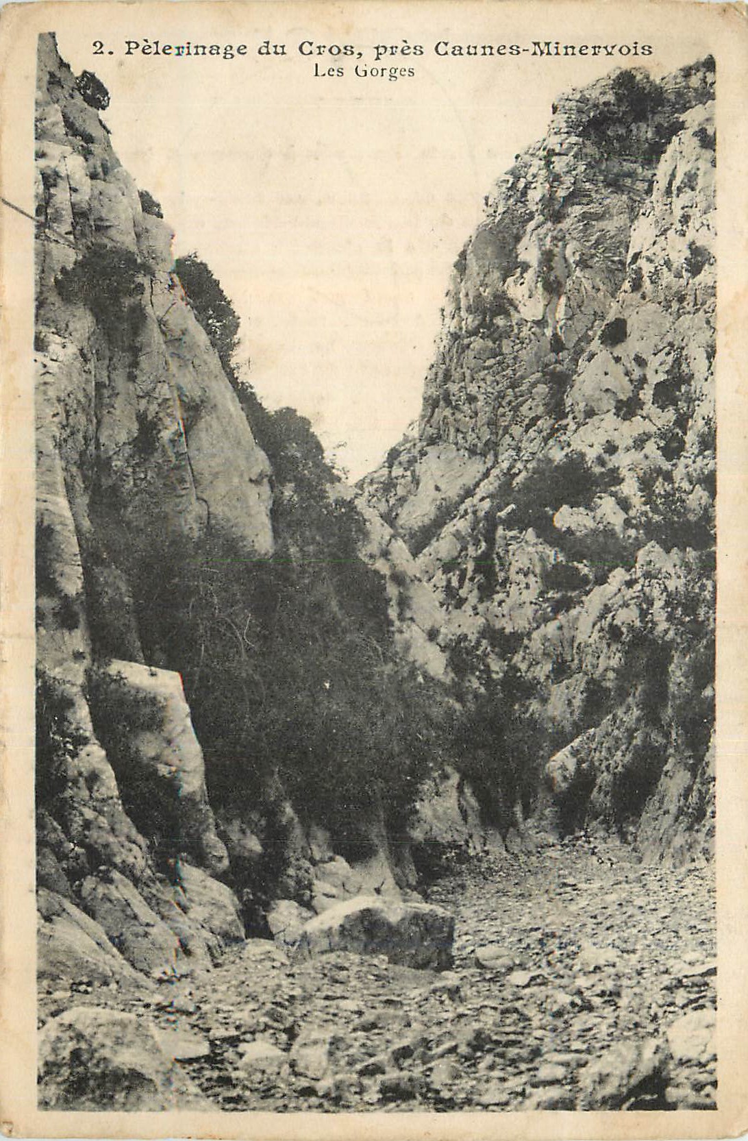 CPA Pelerinage du Cros Pres Caunes Minervois les Gorges