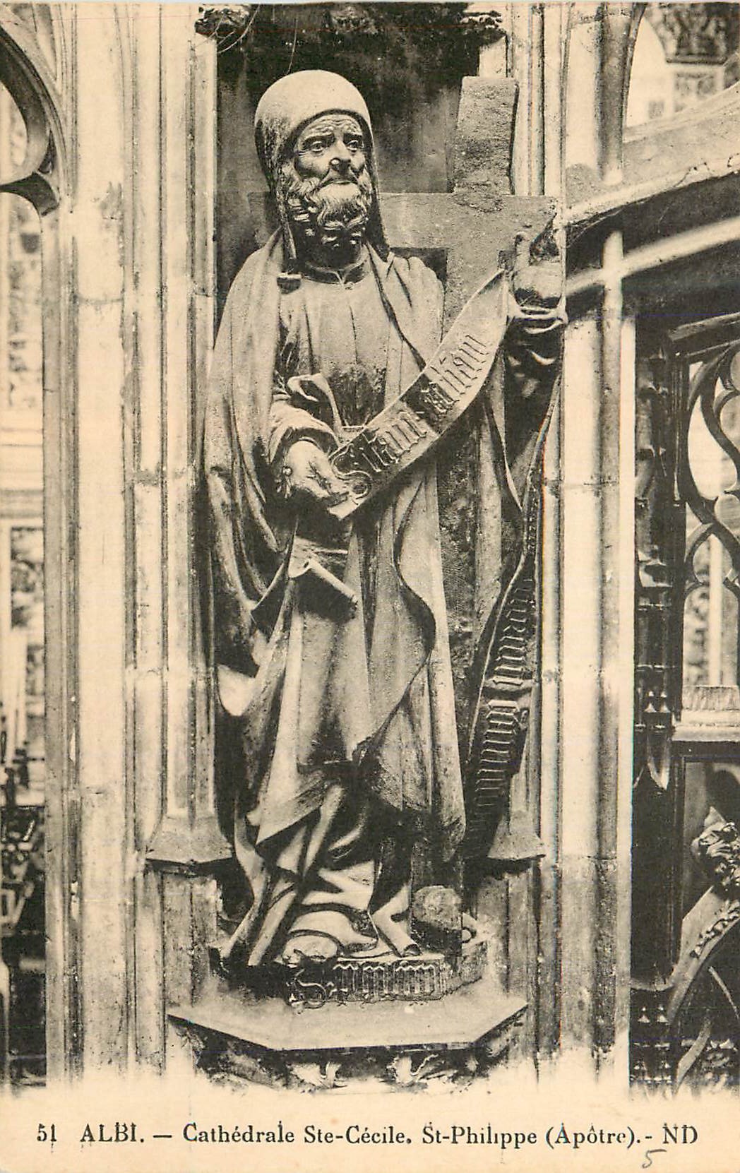CPA Albi Cathedrale Ste Cecile St Philippe (Apotre)