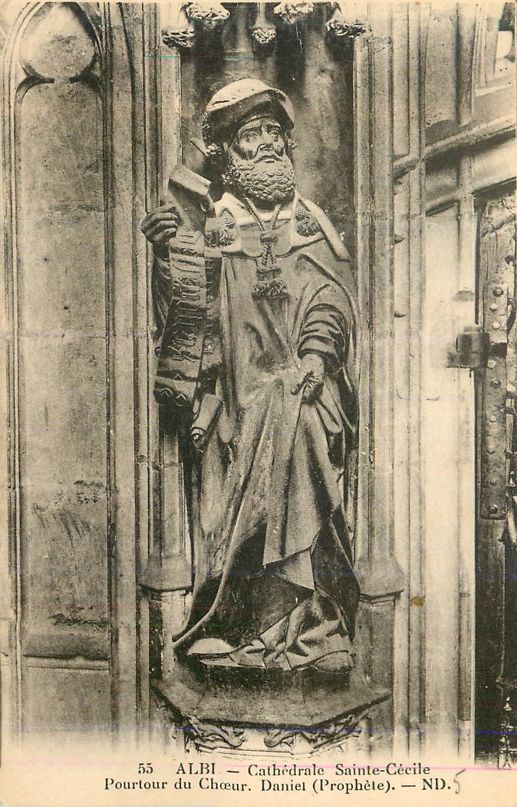 CPA Albi Cathedrale Sainte Cecile Poutour du Choeur Daniel (Prophete)