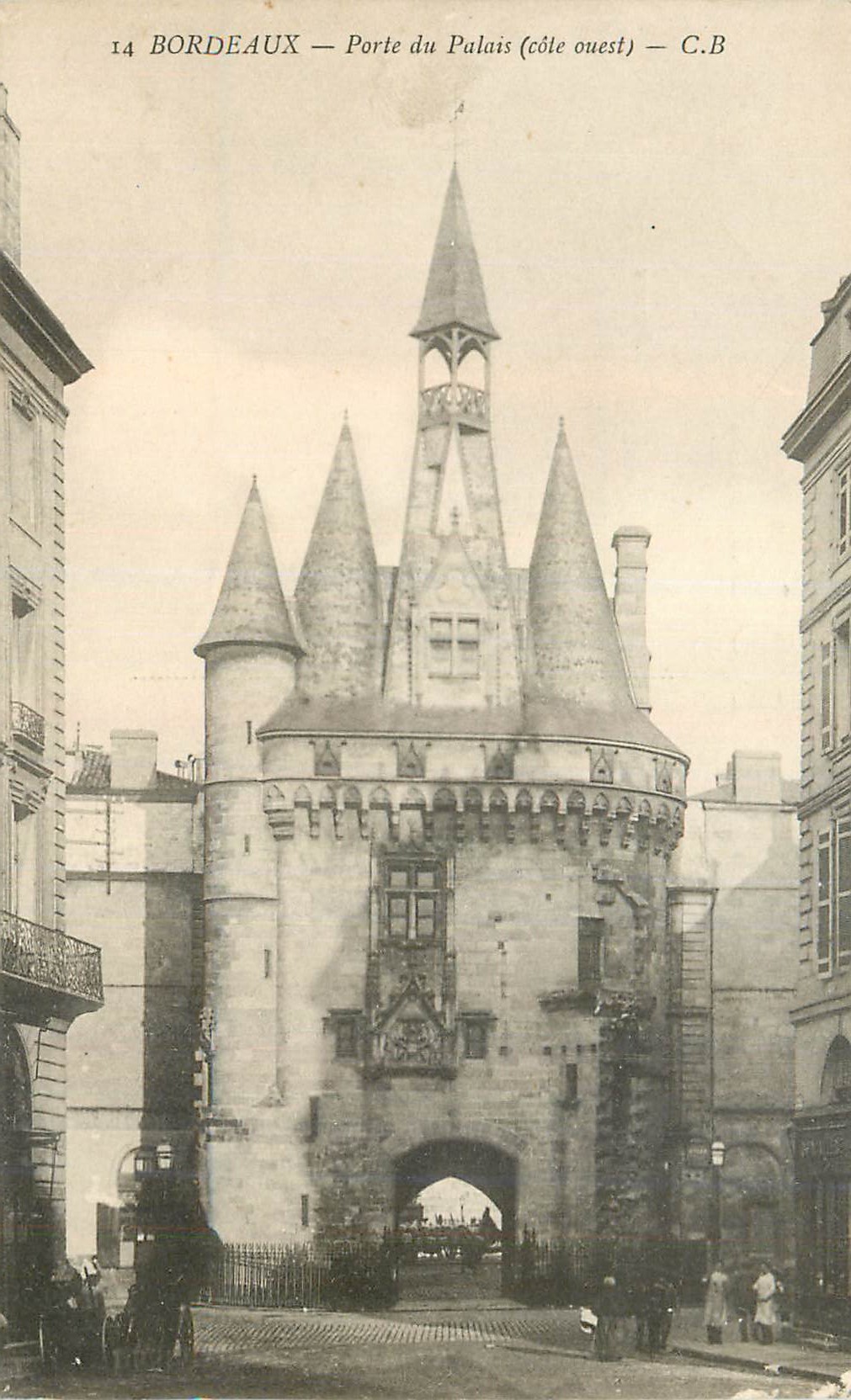 CPA Bordeaux Porte du Palais (Cote ouest)