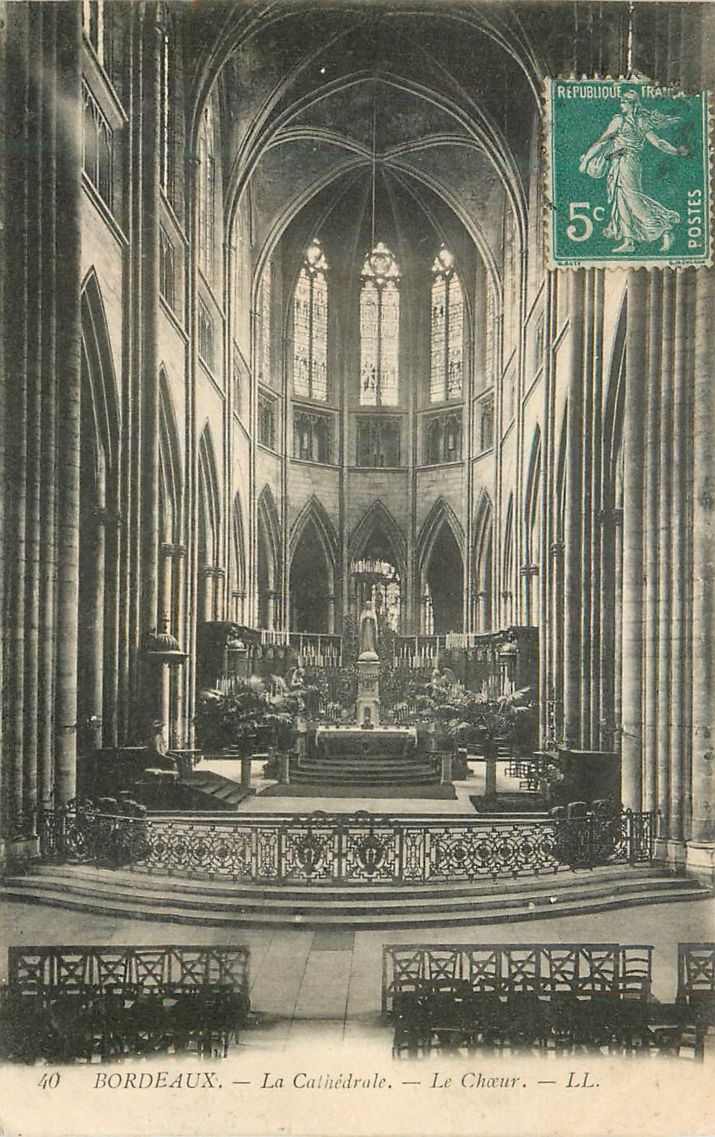 CPA Bordeaux La Cathedrale Le Choeur