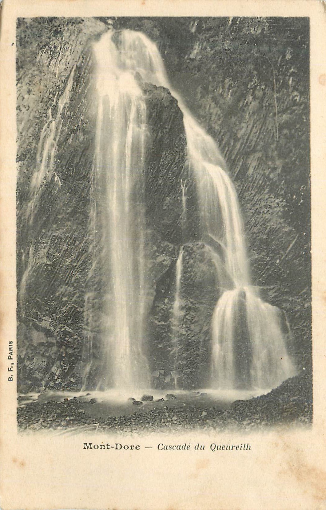 Mont-Dore — Cascade du Queureilh — B.F., Paris