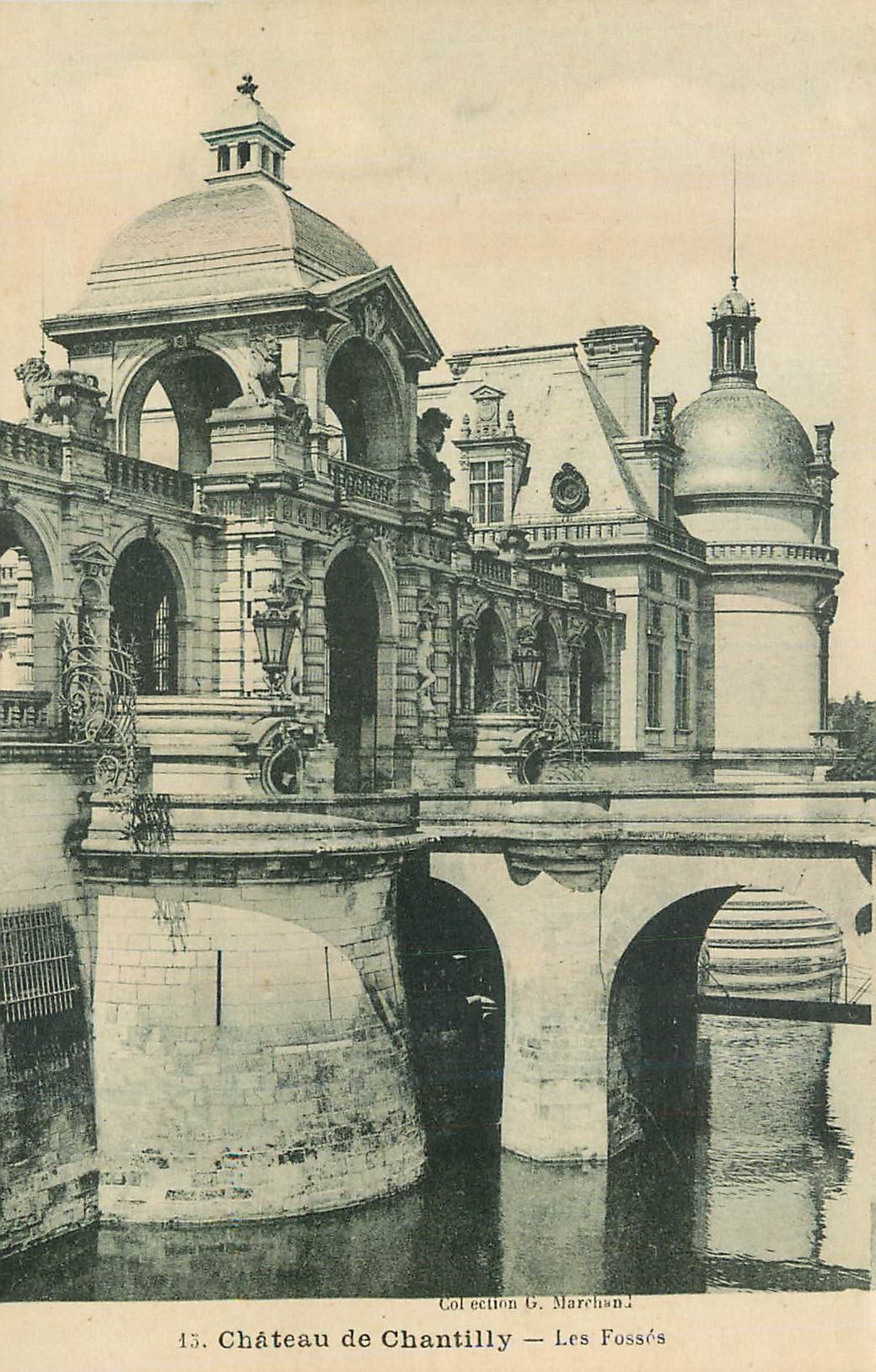 CPA Chateau de Chantilly les Fosses