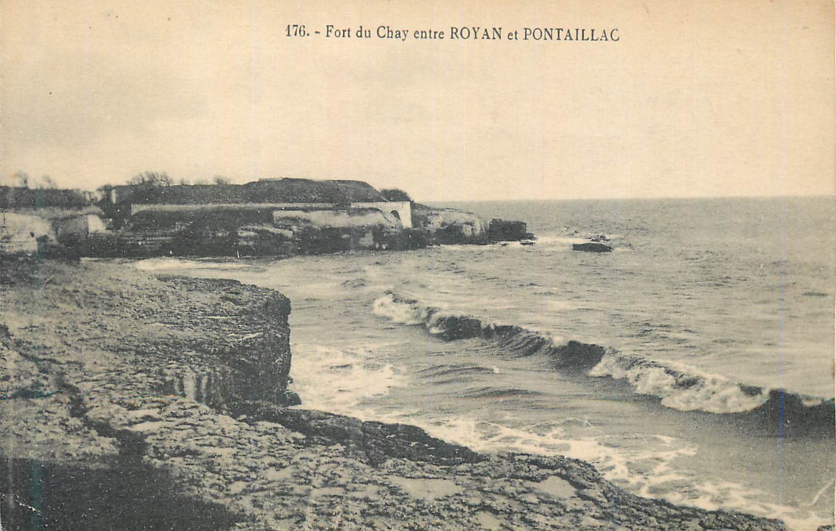 CPA Fort du Chay entre Royan et Pontaillac