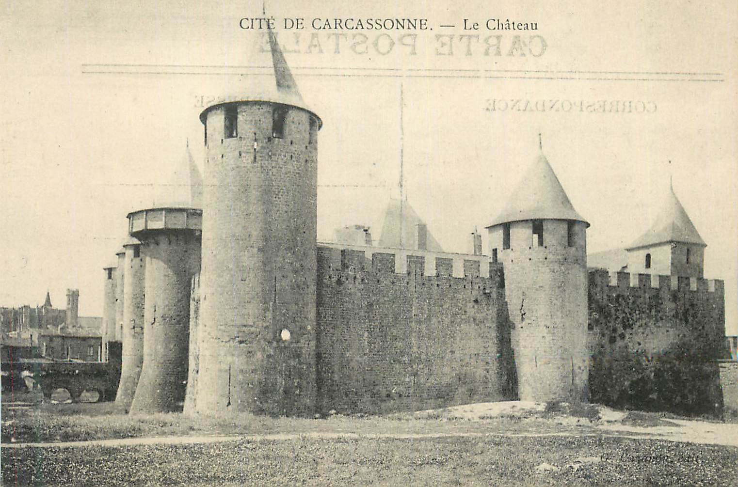 CPA Cite de Carcassonne Le Chateau