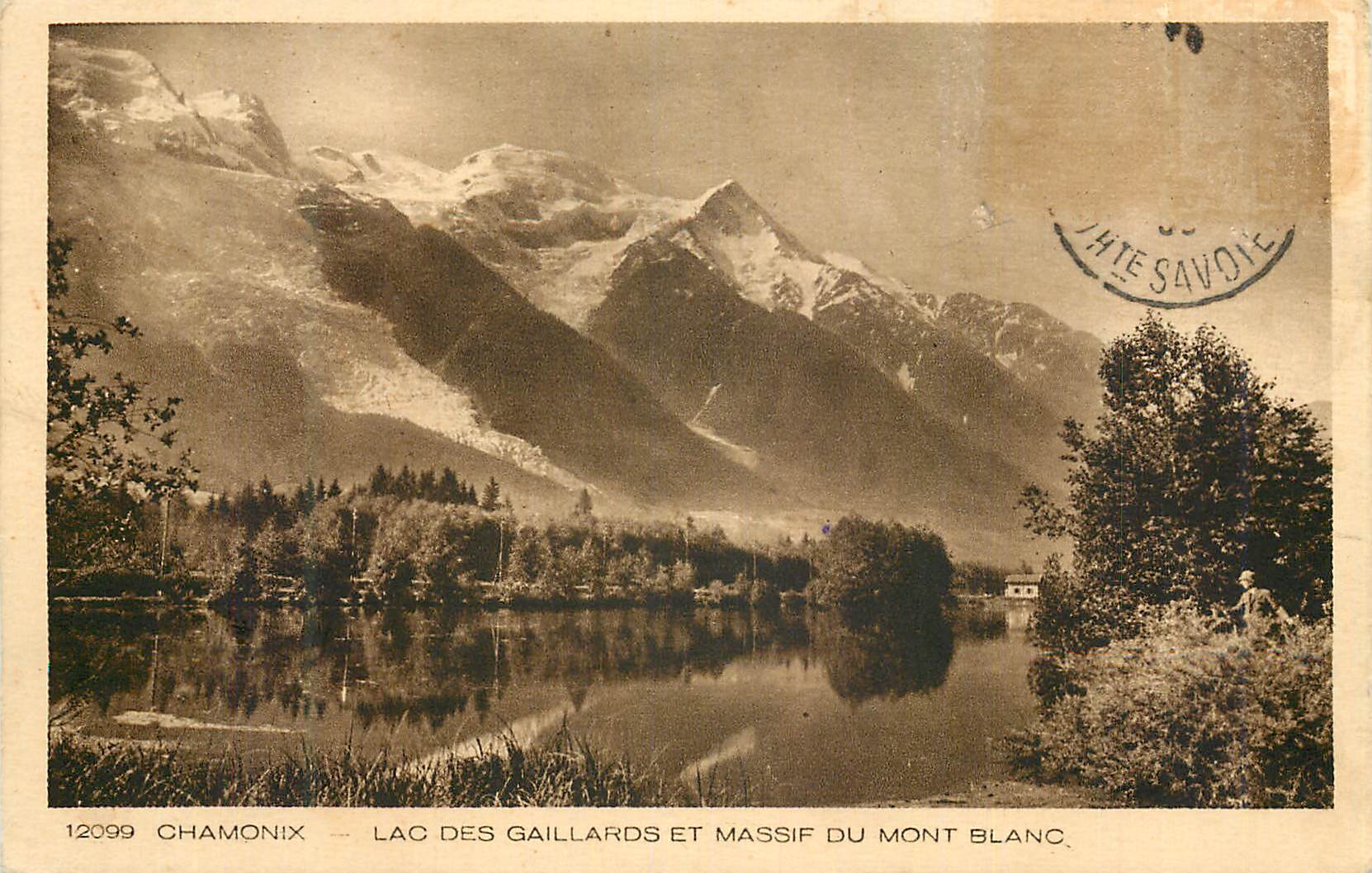 CPA Chamonix Lac des Gaillards et Massif du Mont Blanc
