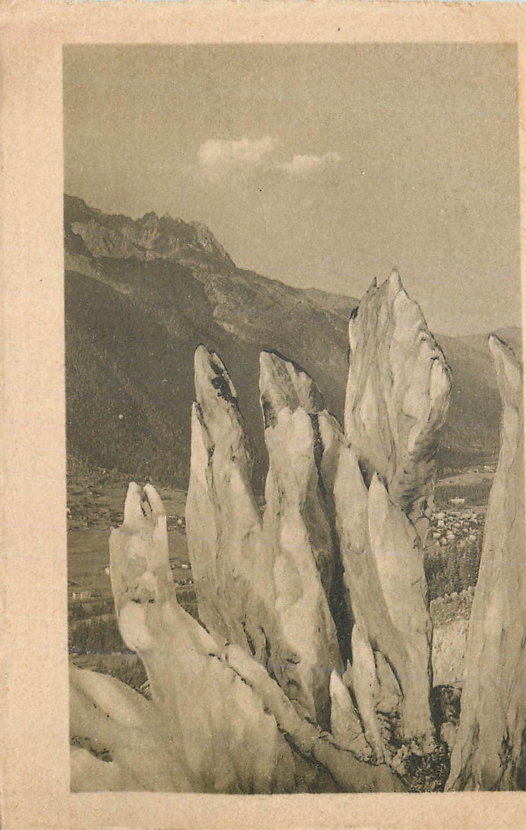 CPA Chamonix Seracs au plateau superieur des Bossons
