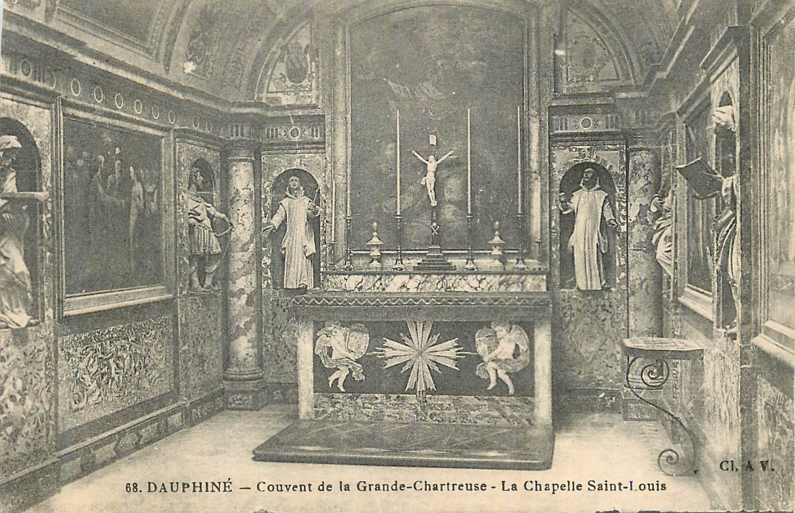 Dauphiné — Couvent de la Grande-Chartreuse — La Chapelle Saint-Louis — CI. A. V.