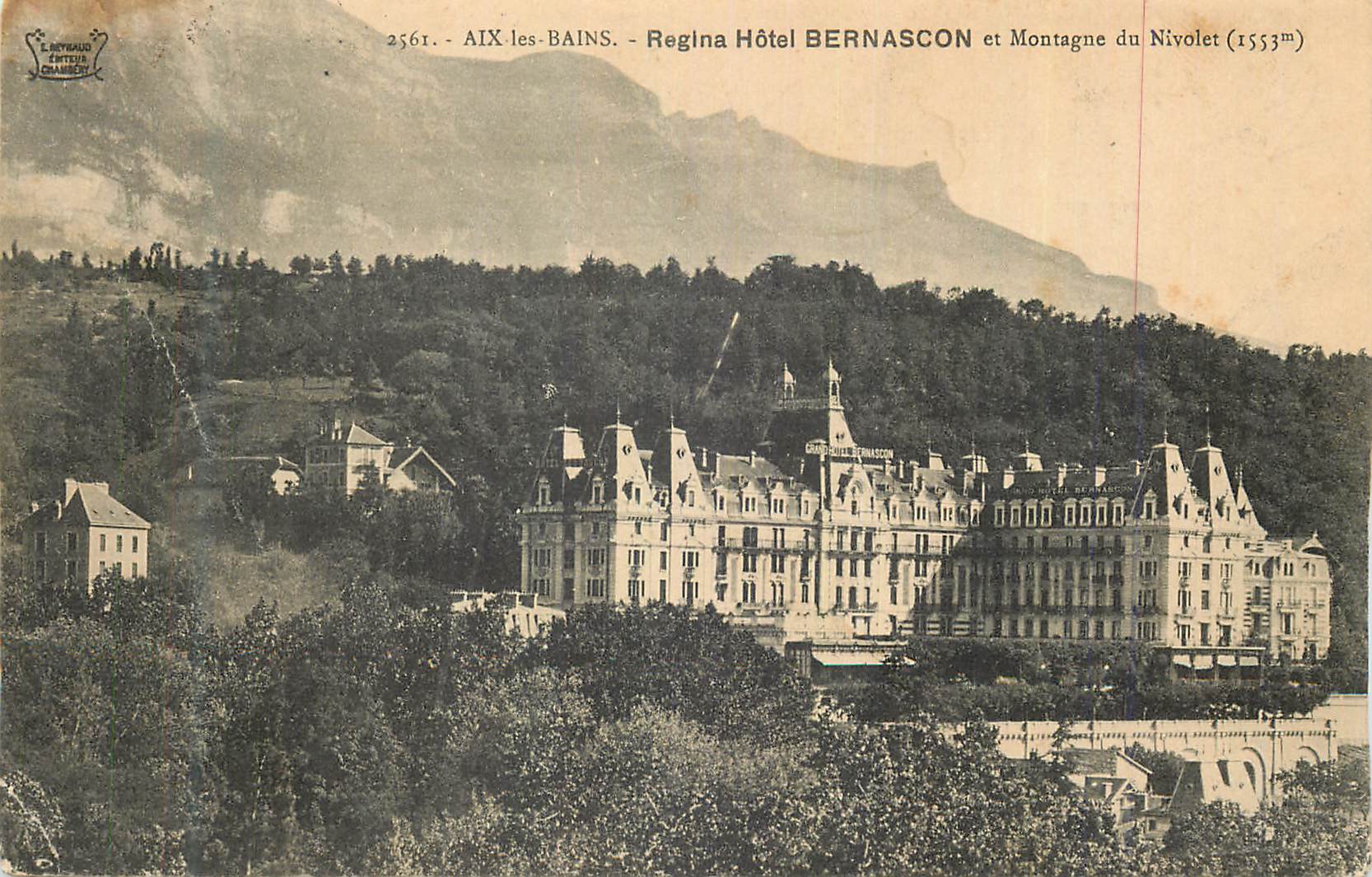 CPA Aix les Bains Regina Hotel Bernascon et Montagne du Nivolet (1553)