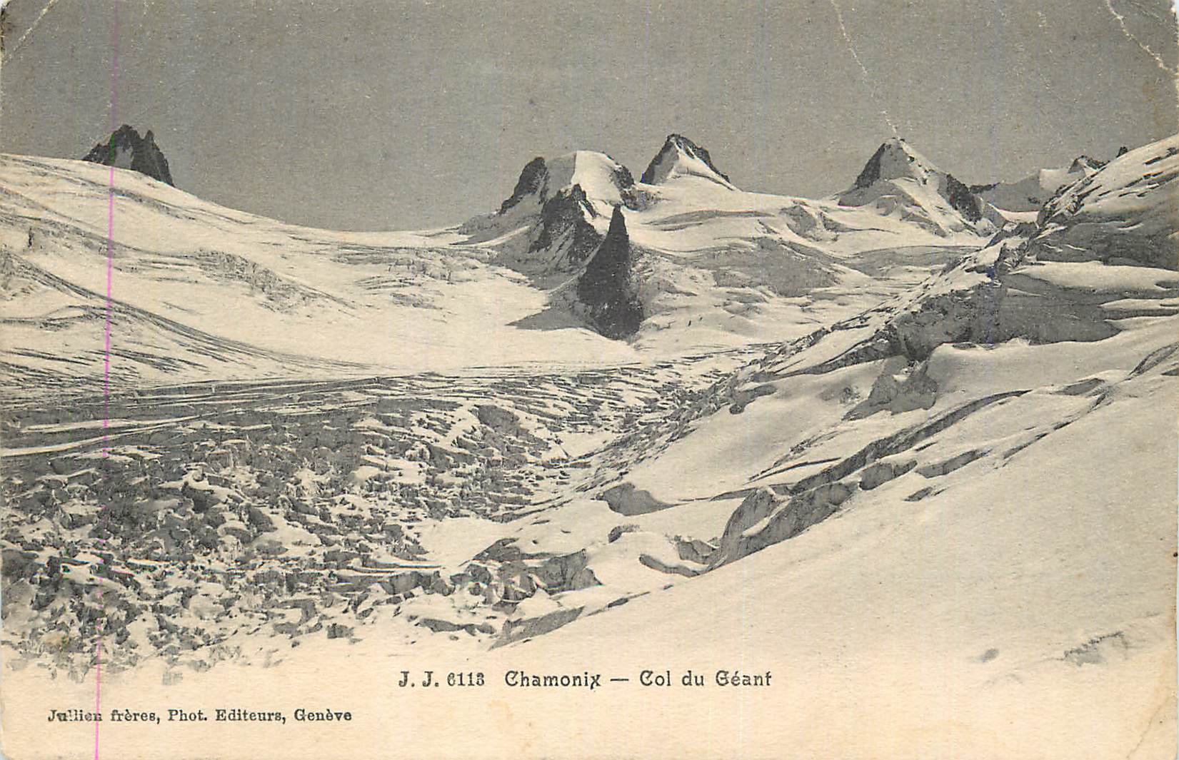 CPA Chamonix Col du Geant